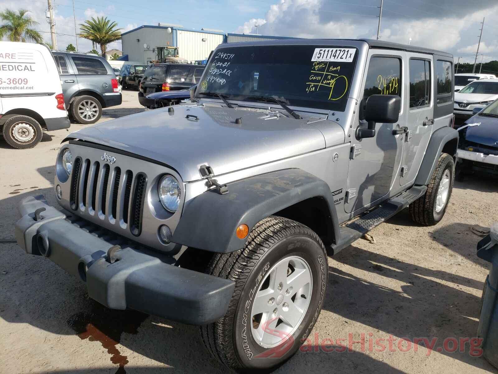 1C4BJWDG3HL694001 2017 JEEP WRANGLER