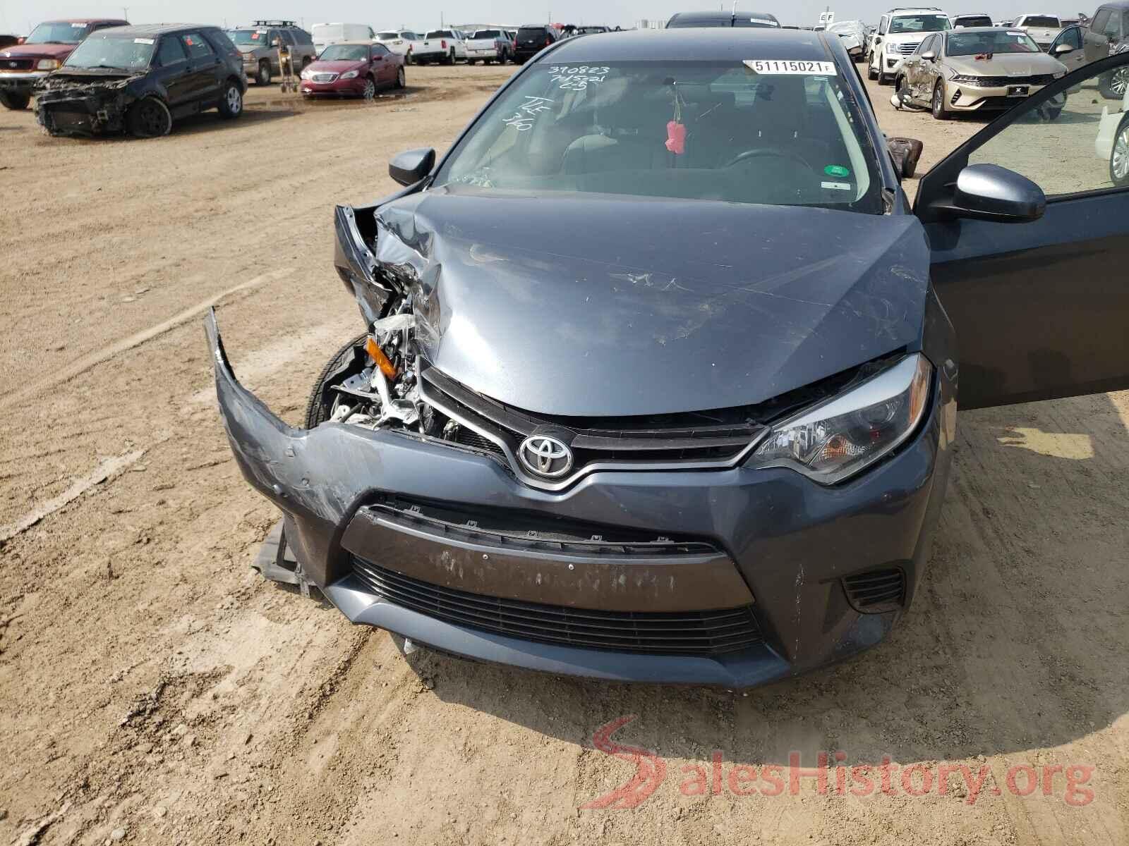 2T1BURHE6GC706536 2016 TOYOTA COROLLA