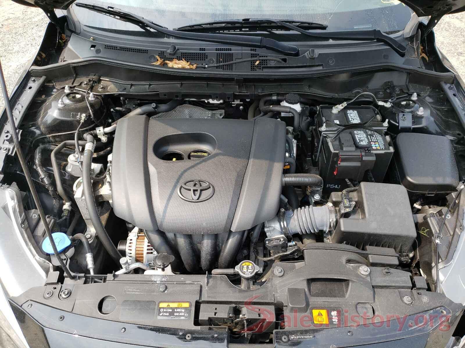 3MYDLBYV7KY520548 2019 TOYOTA YARIS