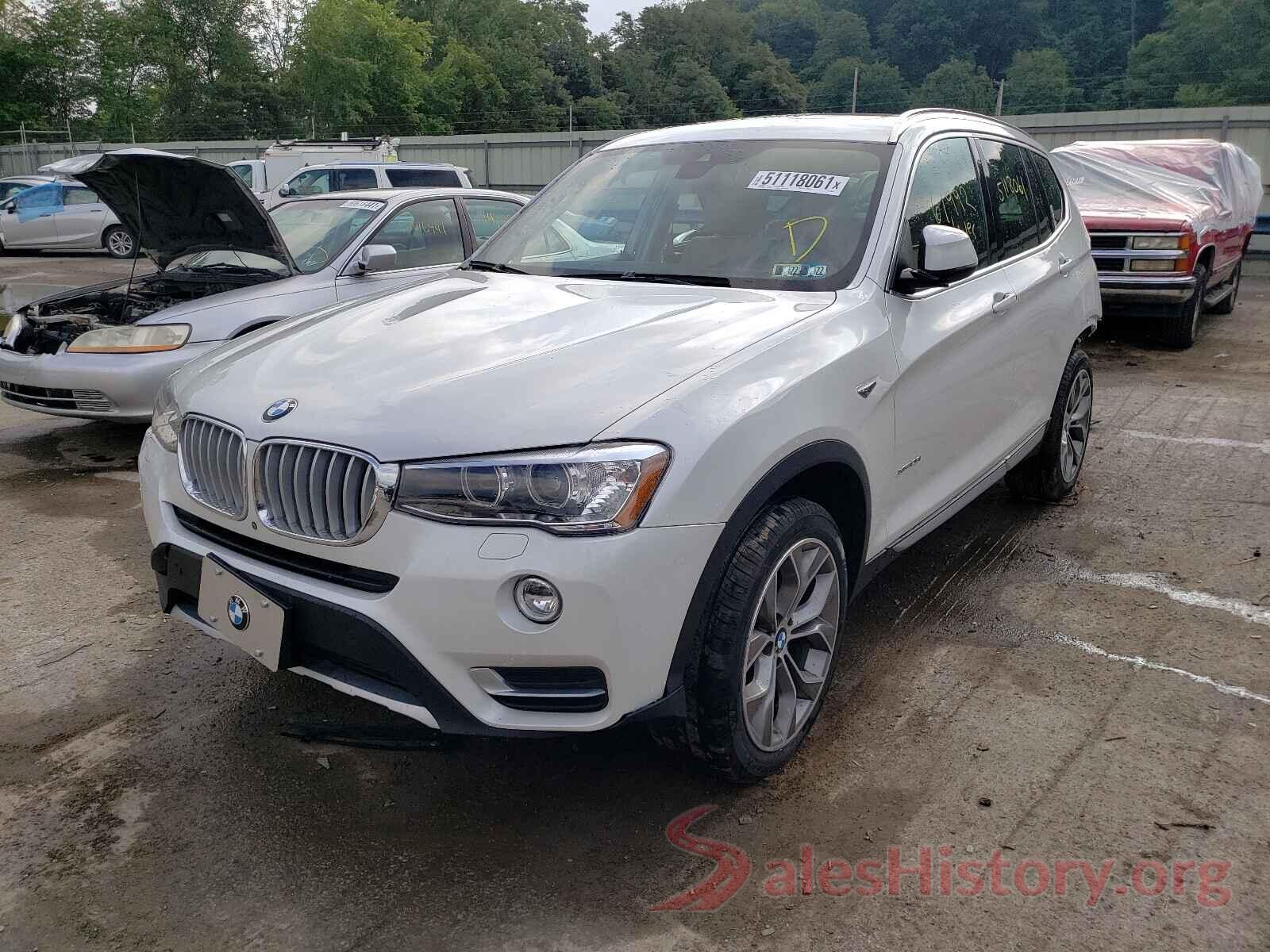 5UXWX9C31H0T20356 2017 BMW X3