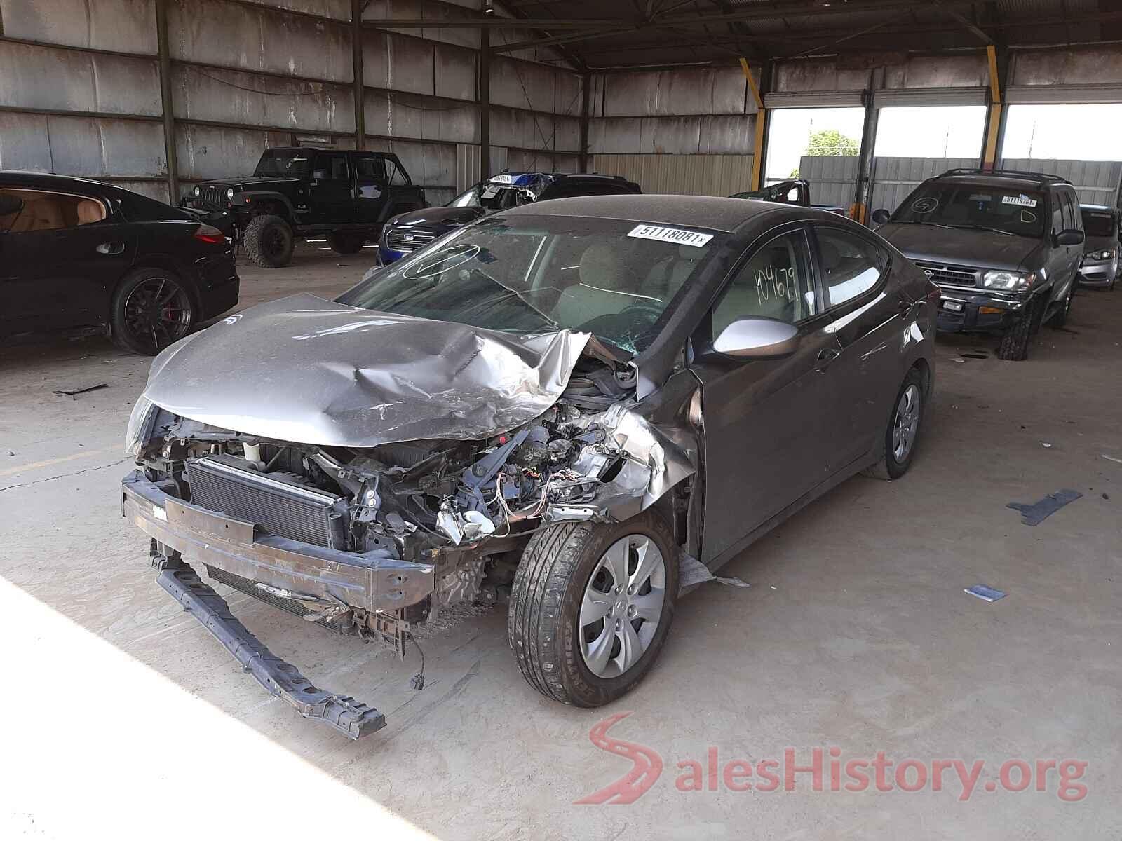 5NPDH4AE7GH716743 2016 HYUNDAI ELANTRA