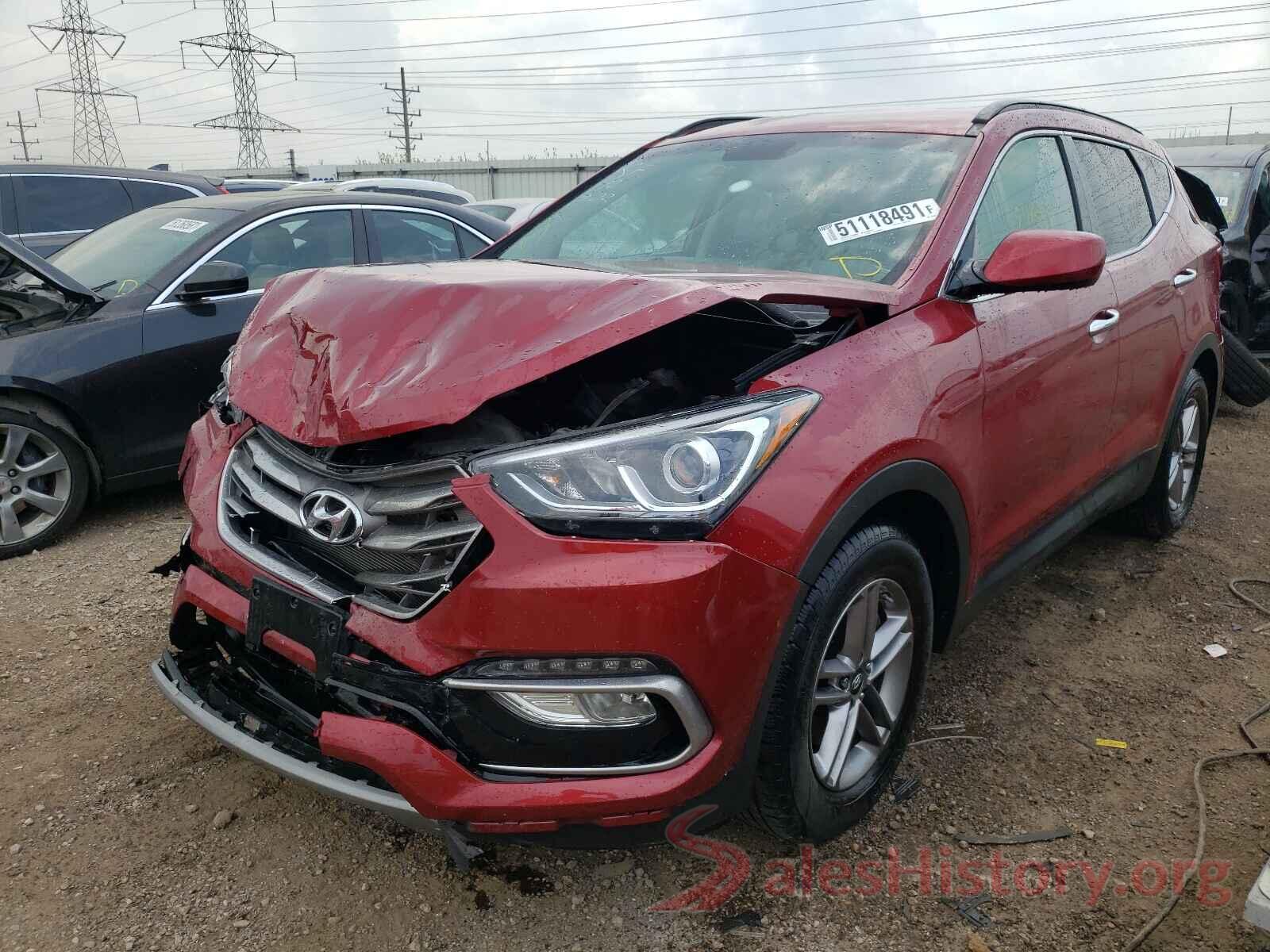 5XYZUDLB1HG471502 2017 HYUNDAI SANTA FE