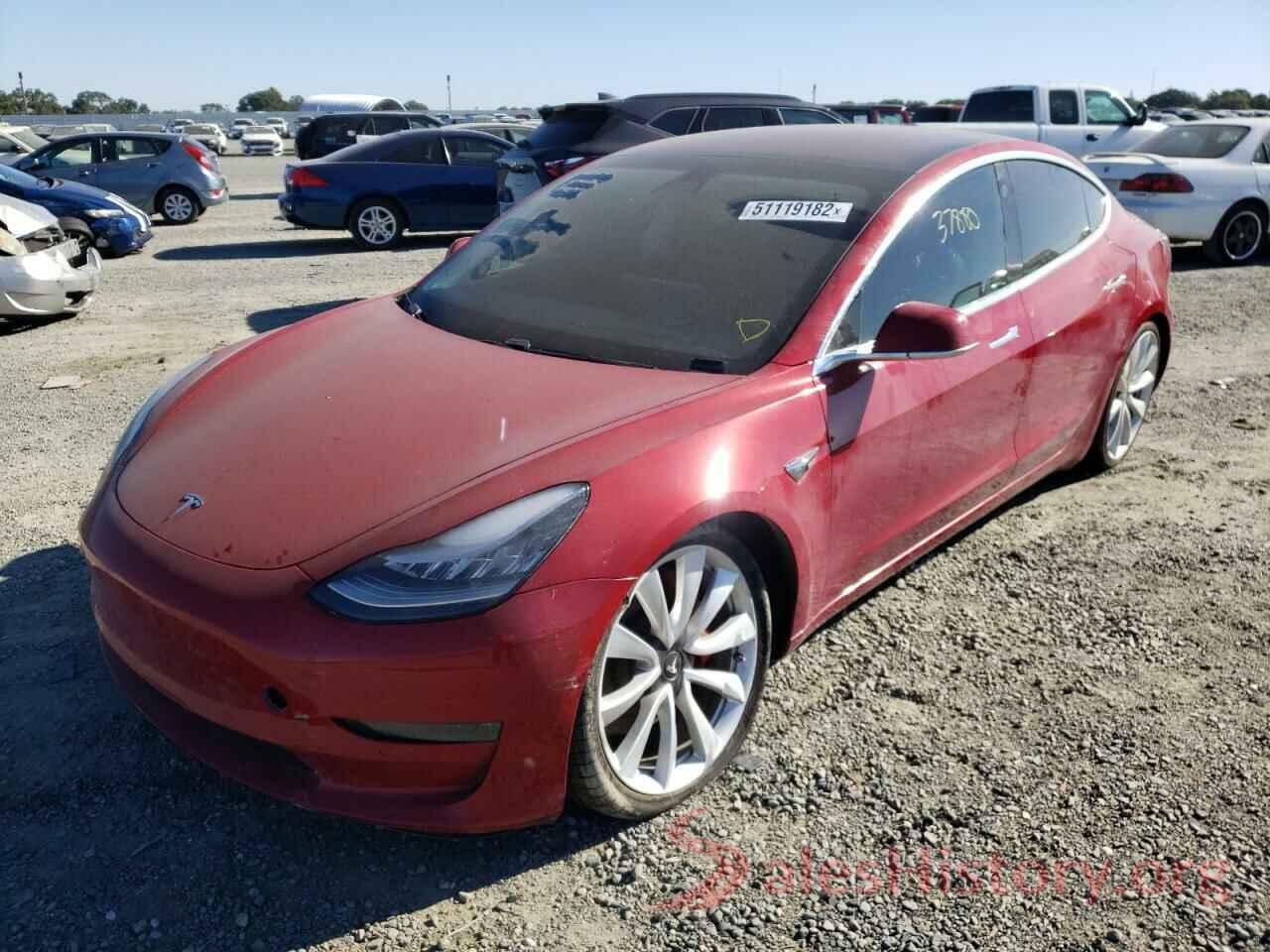 5YJ3E1EB9JF083767 2018 TESLA MODEL 3