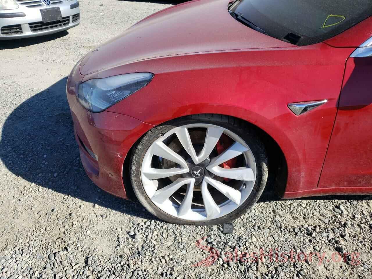 5YJ3E1EB9JF083767 2018 TESLA MODEL 3