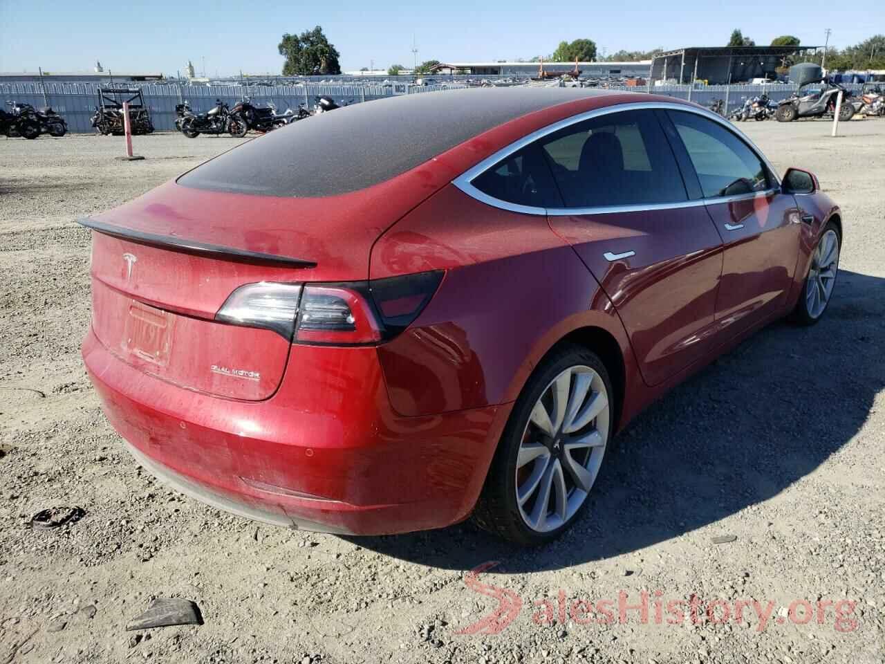 5YJ3E1EB9JF083767 2018 TESLA MODEL 3