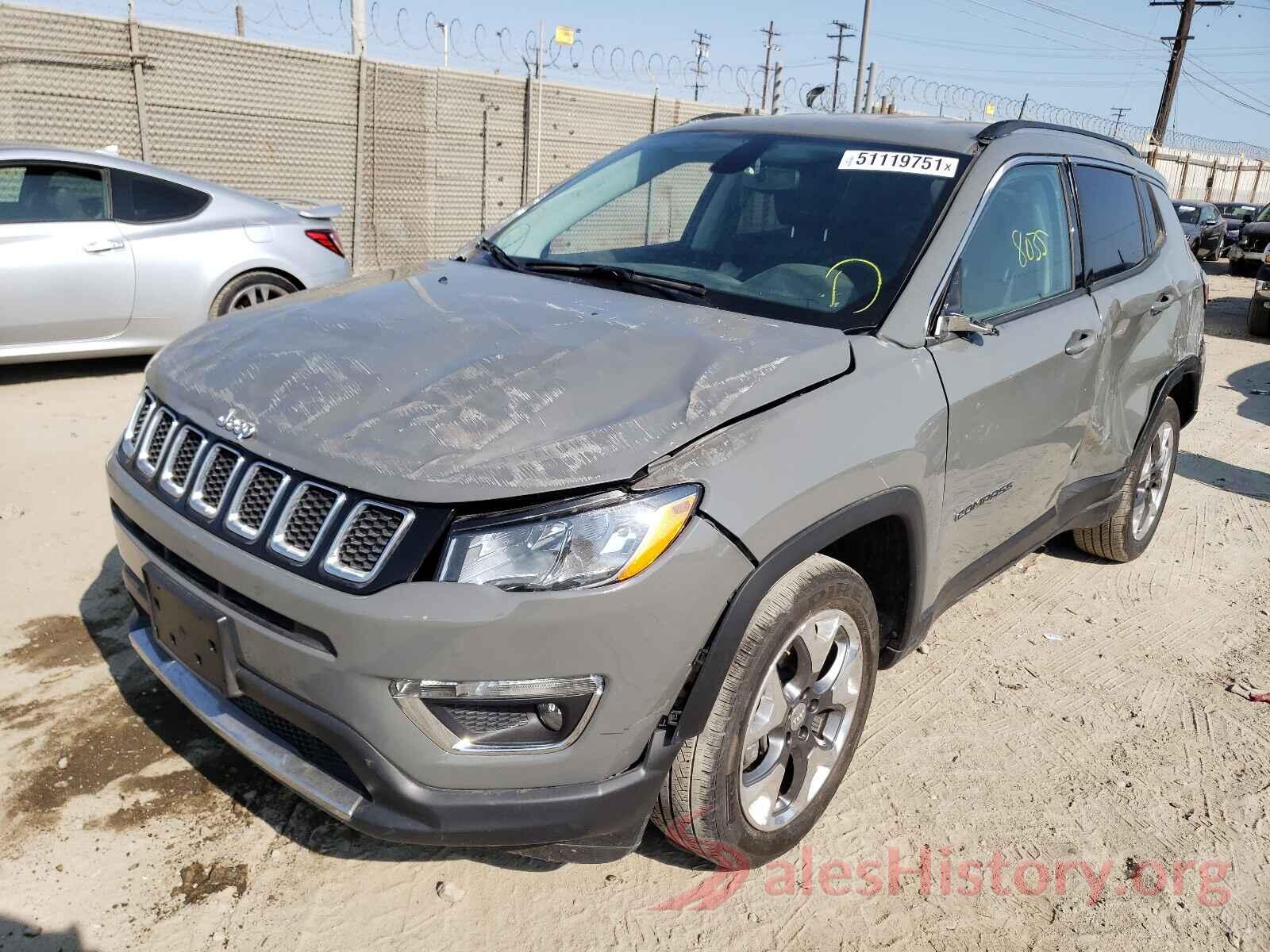 3C4NJDCB3MT553323 2021 JEEP COMPASS