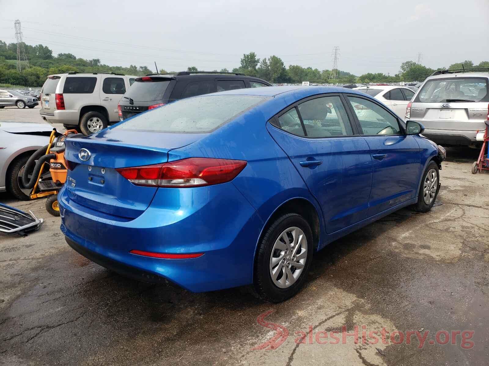 KMHD74LF7JU453543 2018 HYUNDAI ELANTRA