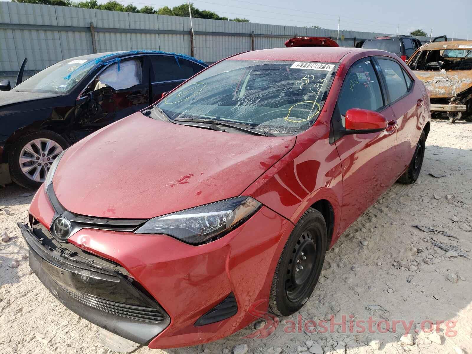 2T1BURHE5KC223693 2019 TOYOTA COROLLA