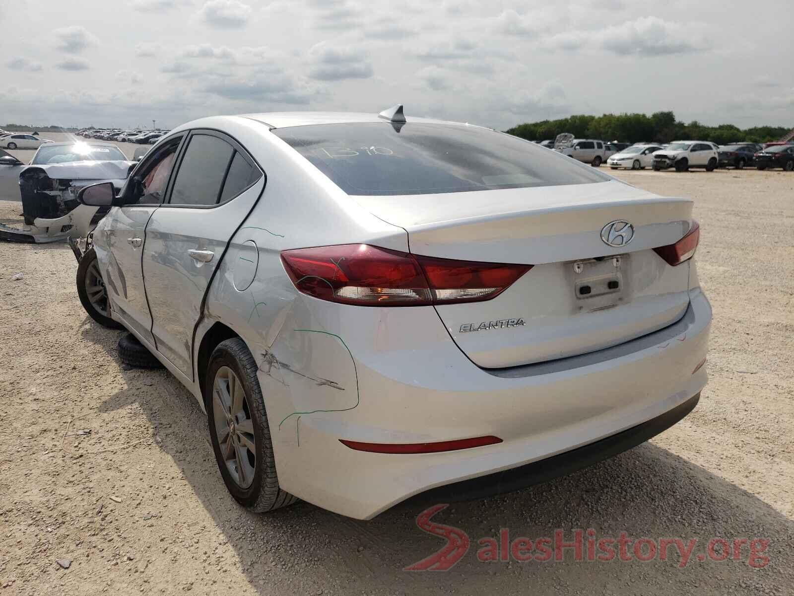 5NPD84LF2JH354754 2018 HYUNDAI ELANTRA