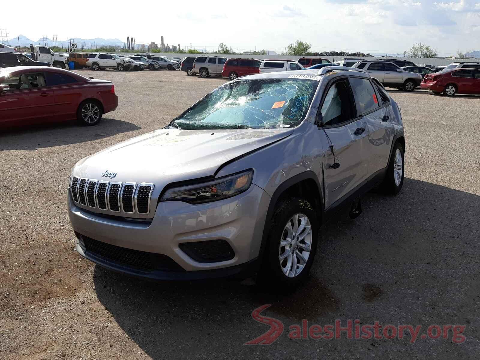 1C4PJLCB4LD606036 2020 JEEP CHEROKEE