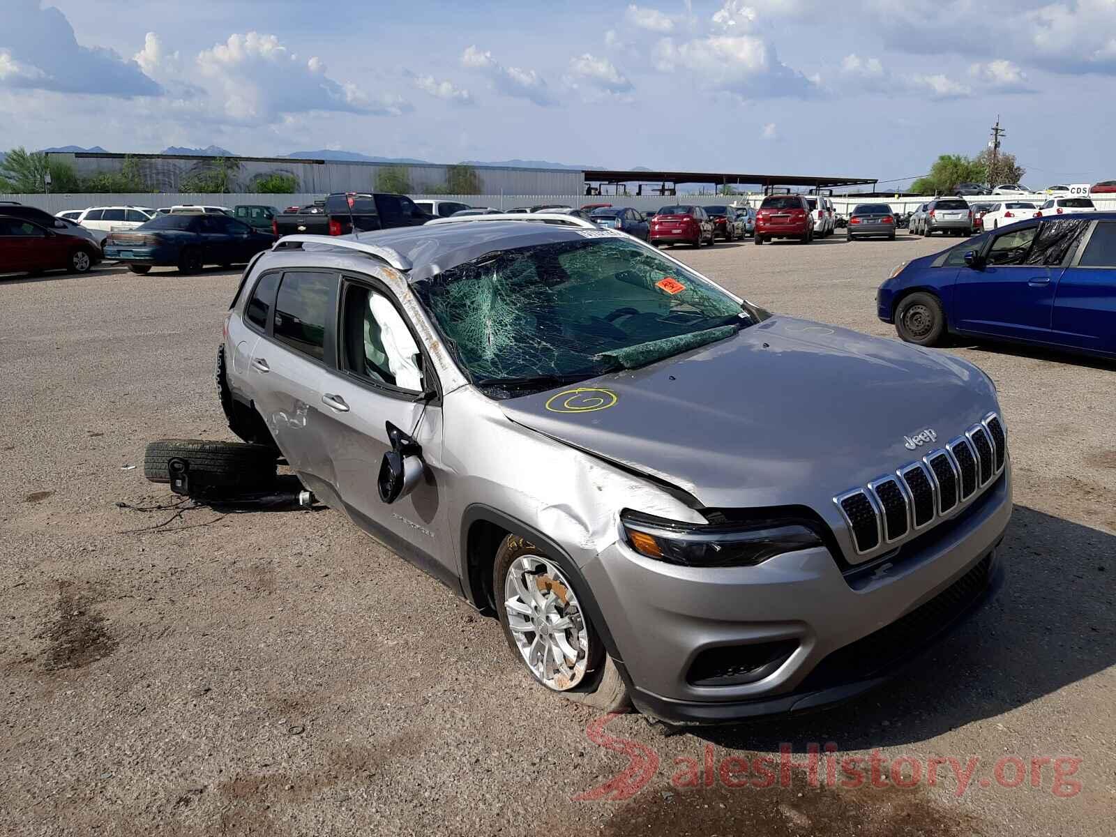 1C4PJLCB4LD606036 2020 JEEP CHEROKEE