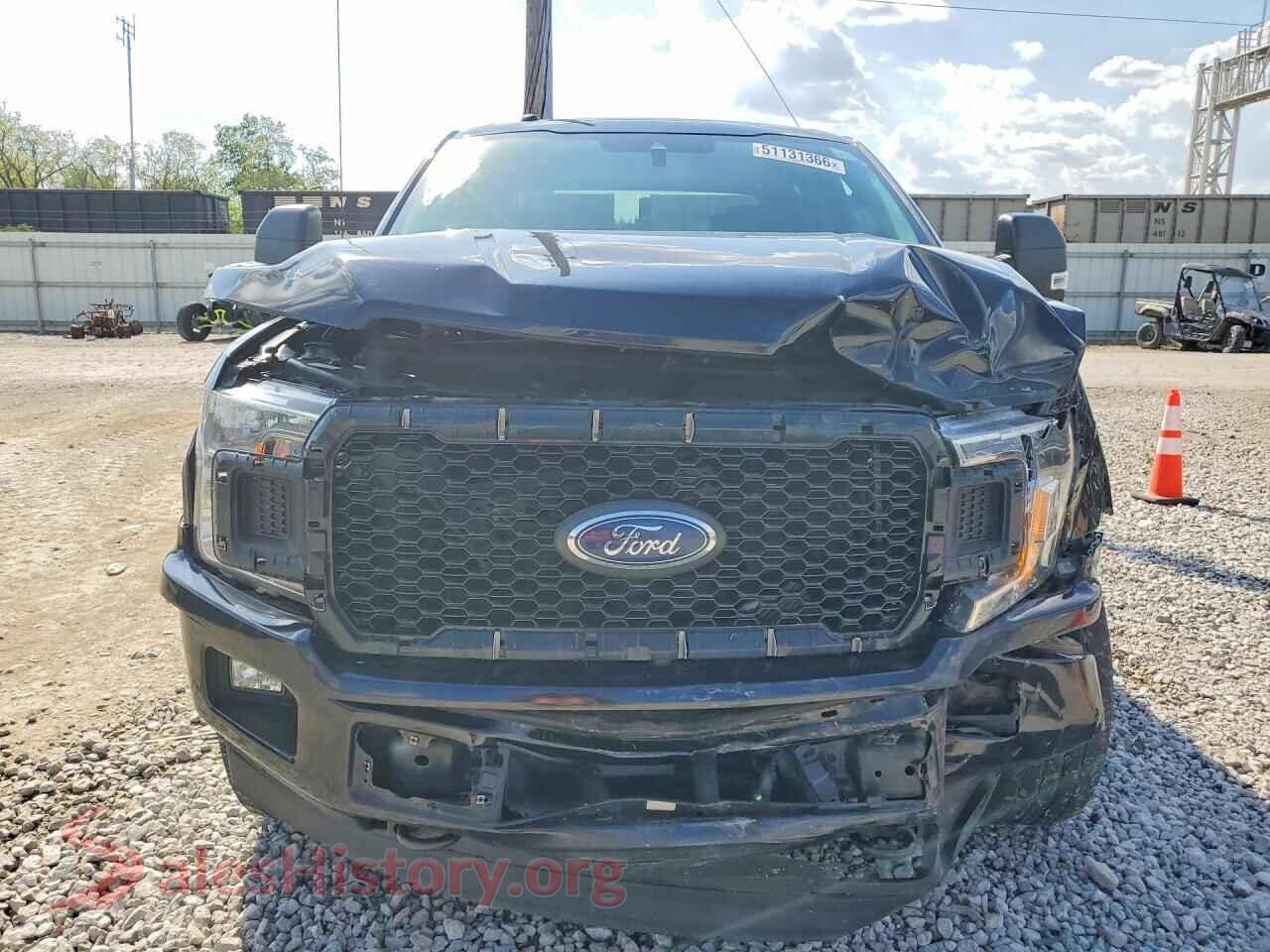 2019 FORD F150 VIN 1FTEW1EPXKFC57814, rear view
