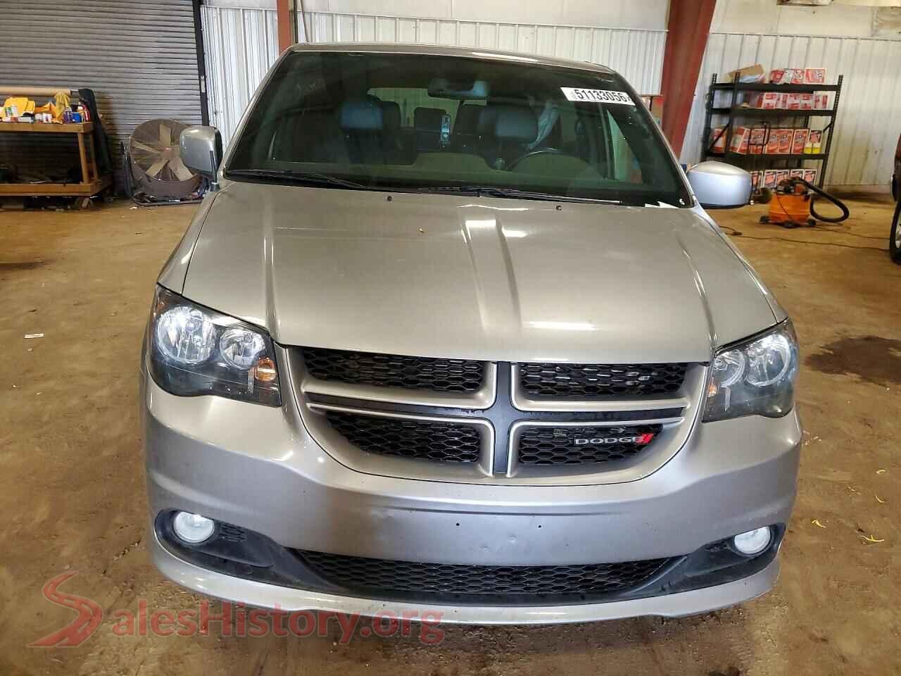 2019 DODGE CARAVAN VIN 2C4RDGEG9KR711067, rear view