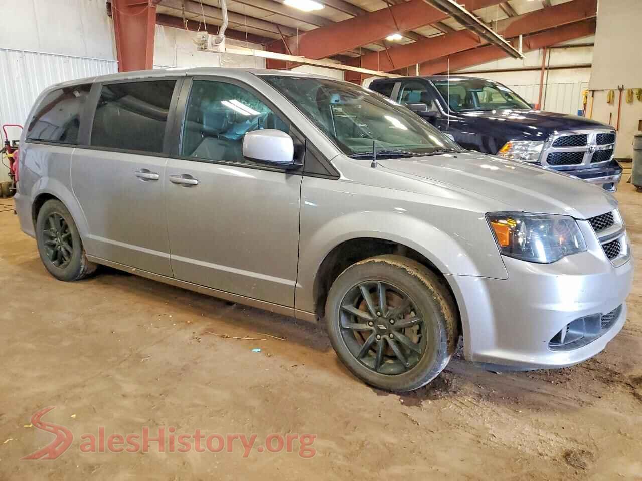 2019 DODGE CARAVAN VIN 2C4RDGEG9KR711067, rear 3/4 view
