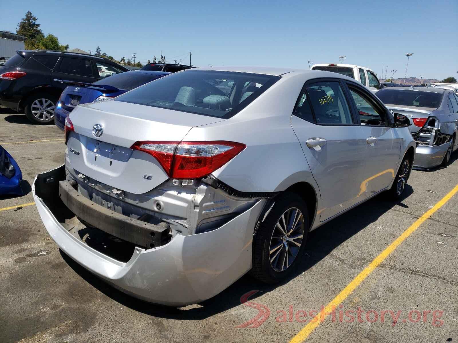 5YFBURHE0GP464374 2016 TOYOTA COROLLA