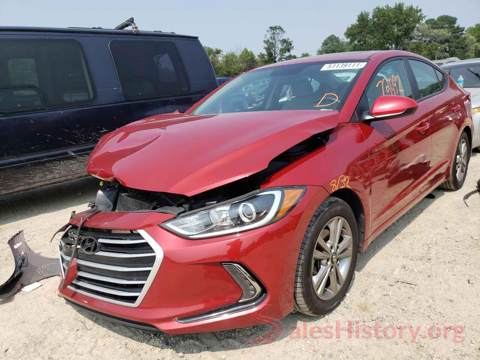 KMHD84LF6HU283263 2017 HYUNDAI ELANTRA