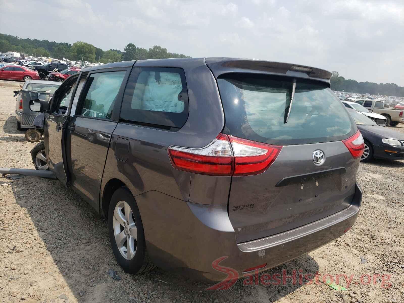 5TDZZ3DC0HS767665 2017 TOYOTA SIENNA