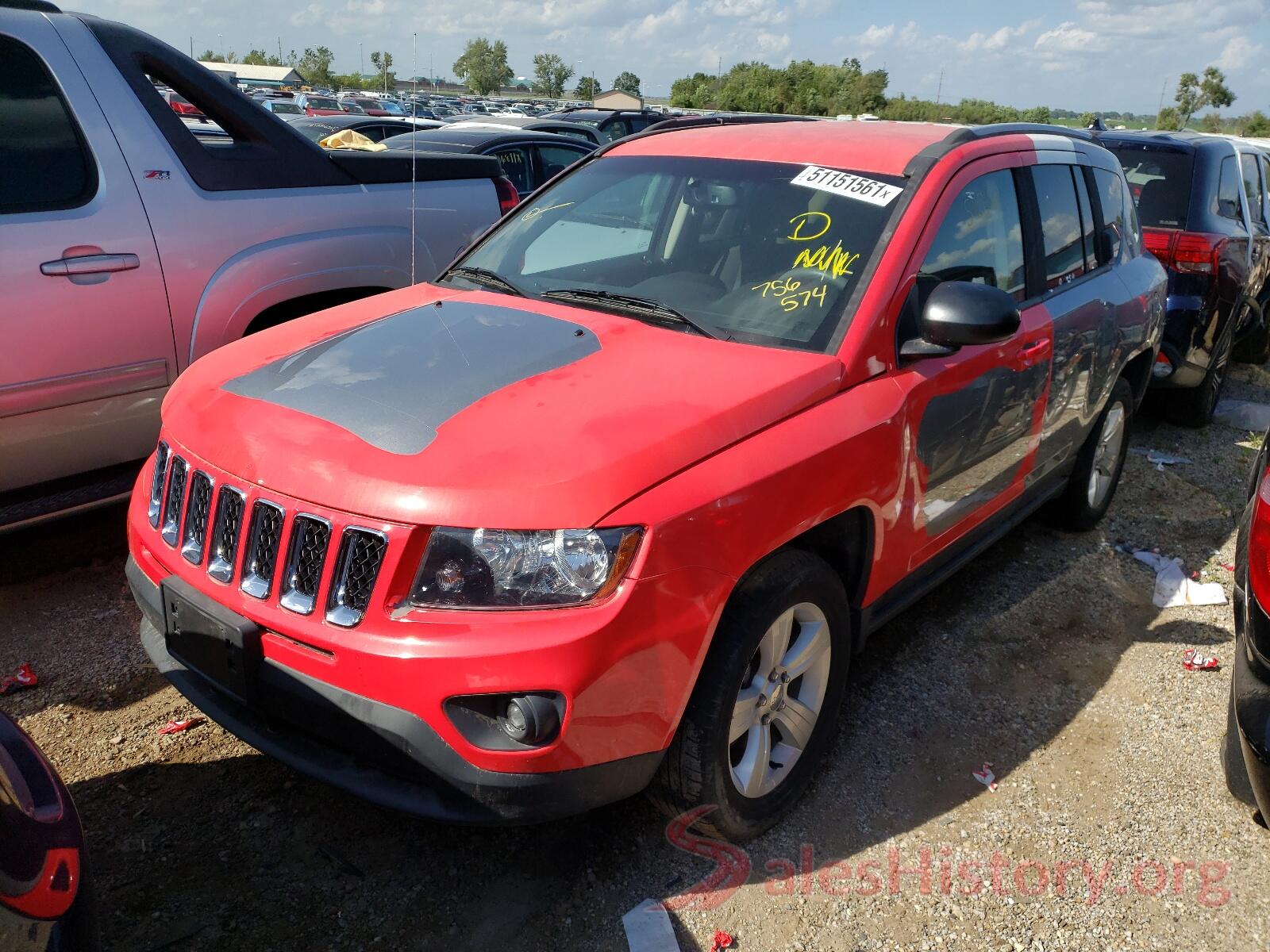 1C4NJDBB8GD756574 2016 JEEP COMPASS