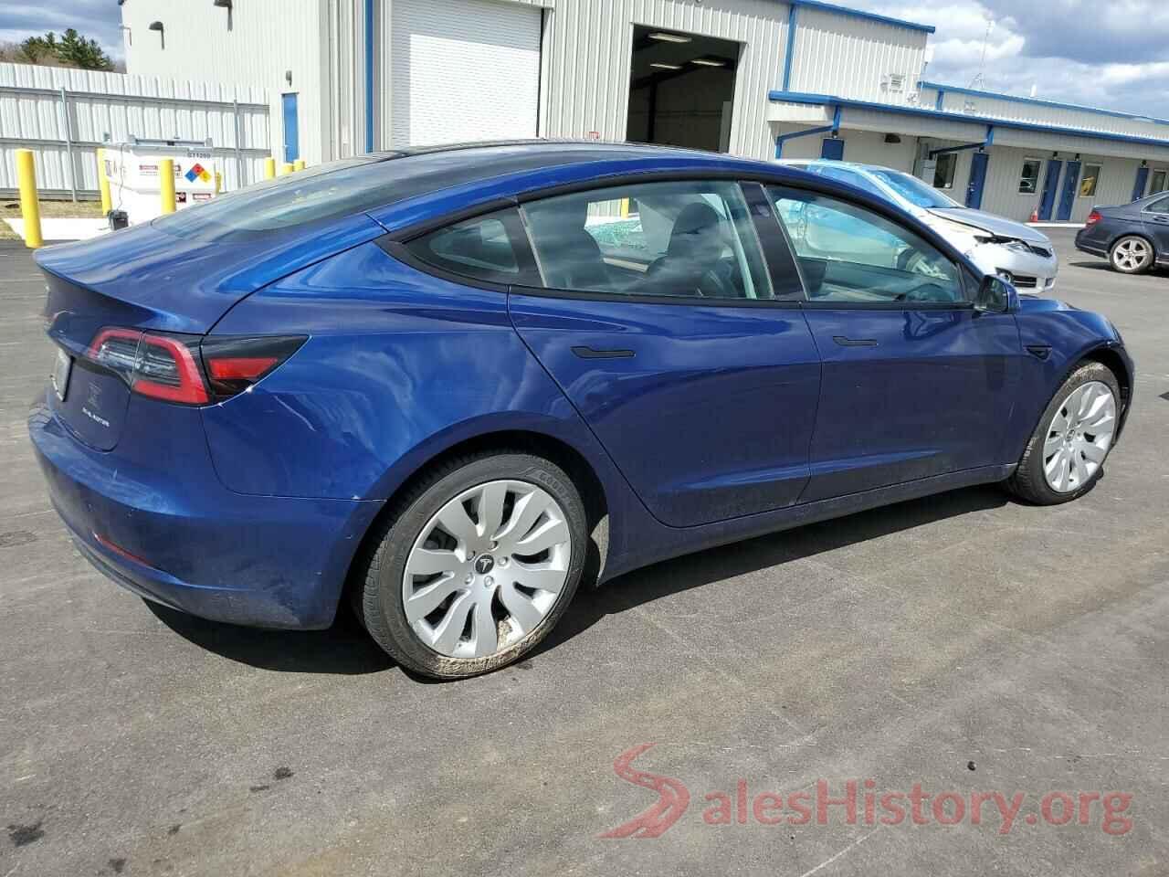 5YJ3E1EB3NF114579 2022 TESLA MODEL 3