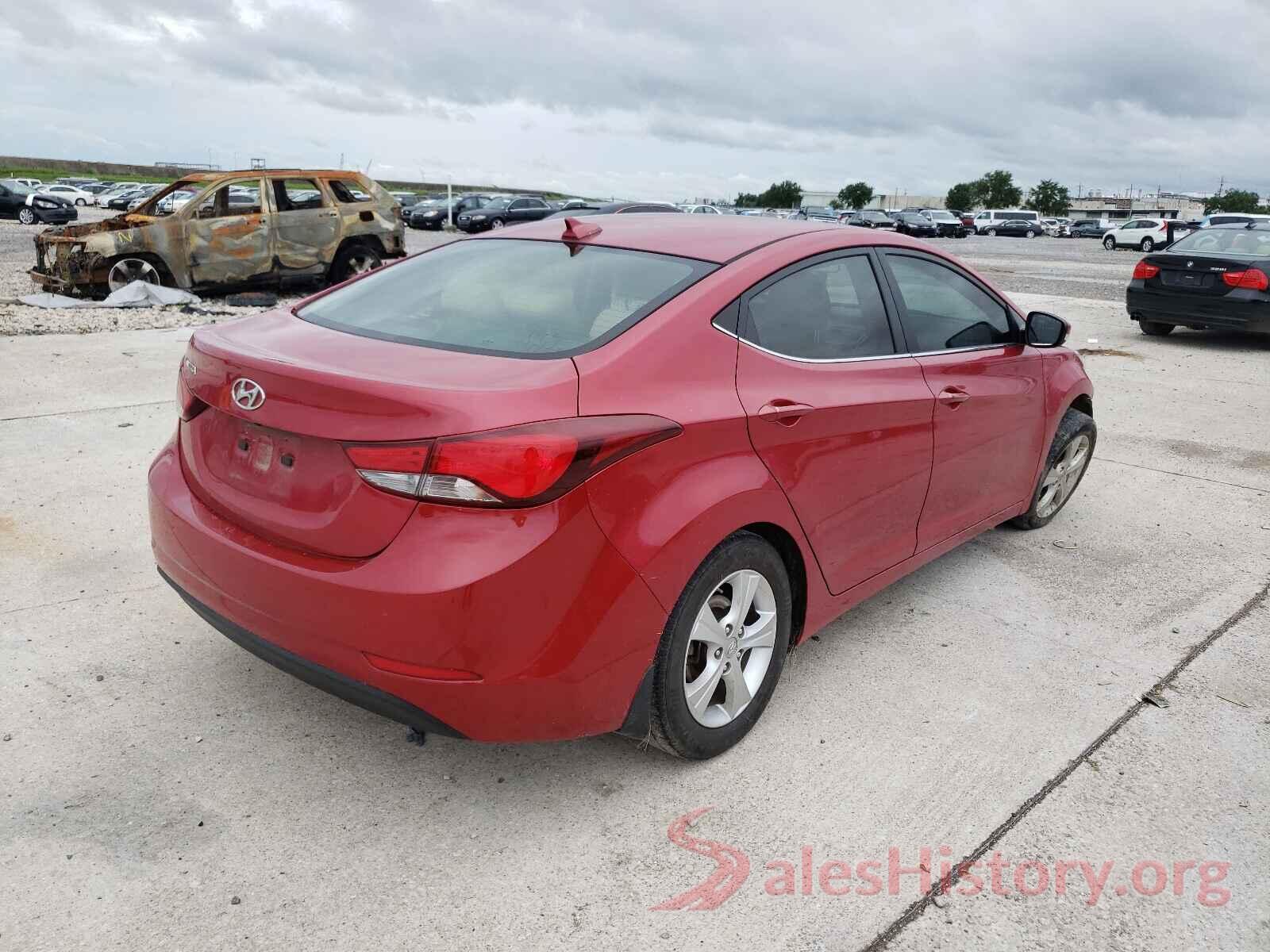 KMHDH4AE9GU555801 2016 HYUNDAI ELANTRA