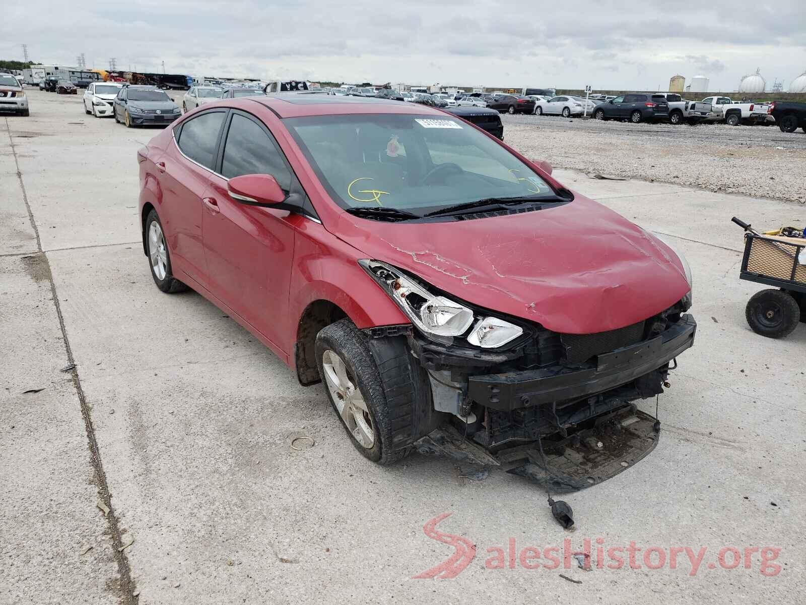 KMHDH4AE9GU555801 2016 HYUNDAI ELANTRA