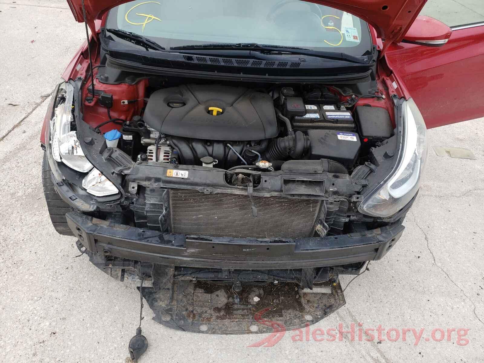 KMHDH4AE9GU555801 2016 HYUNDAI ELANTRA