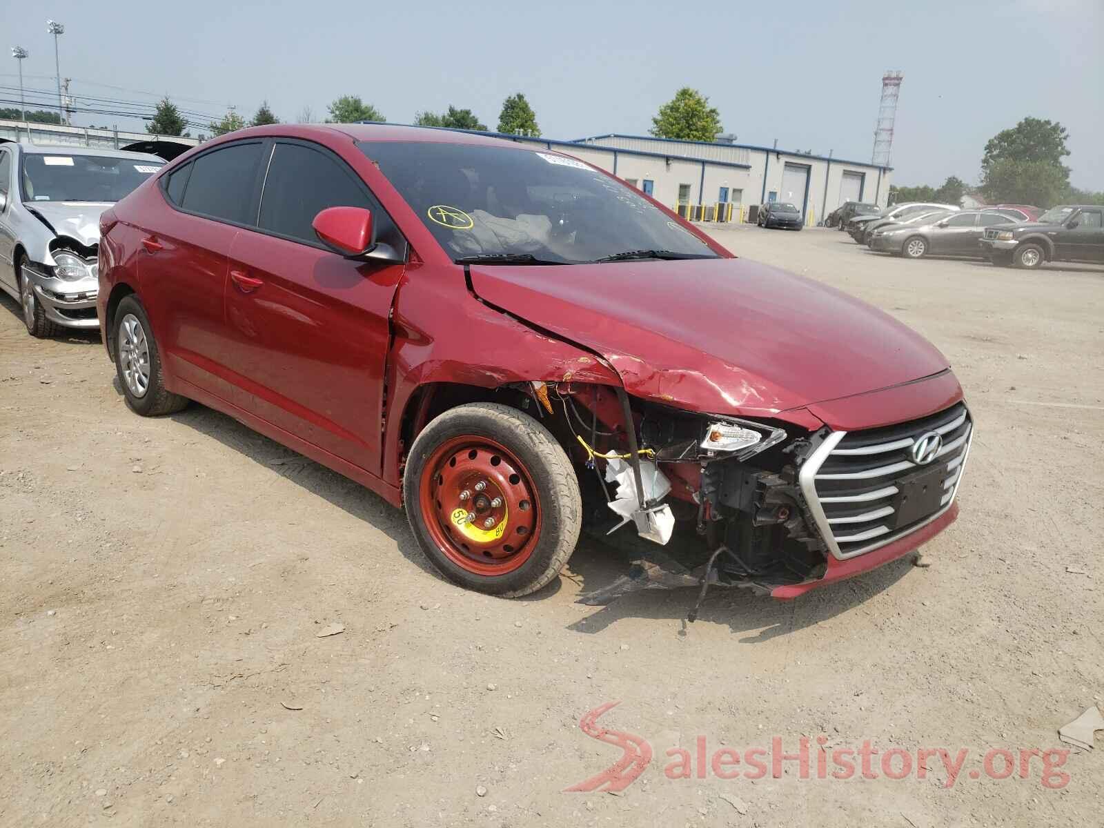 KMHD74LF4HU315291 2017 HYUNDAI ELANTRA