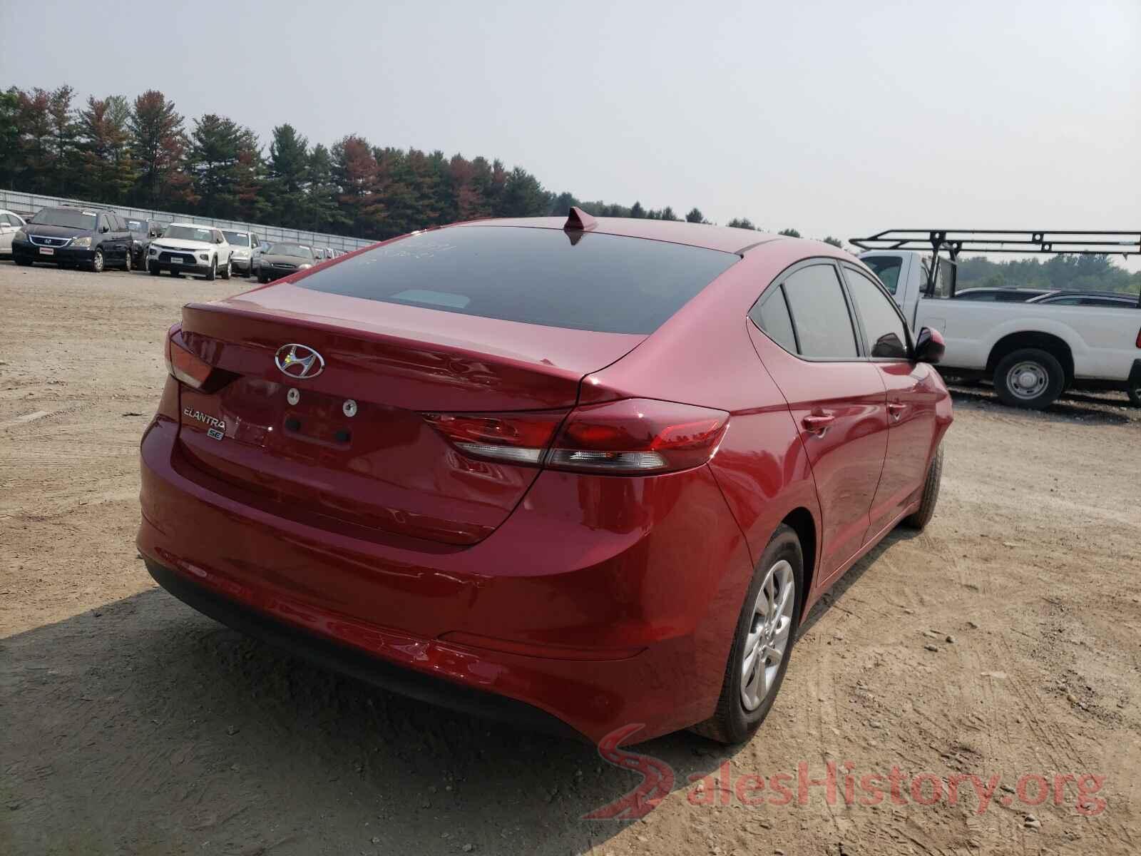 KMHD74LF4HU315291 2017 HYUNDAI ELANTRA