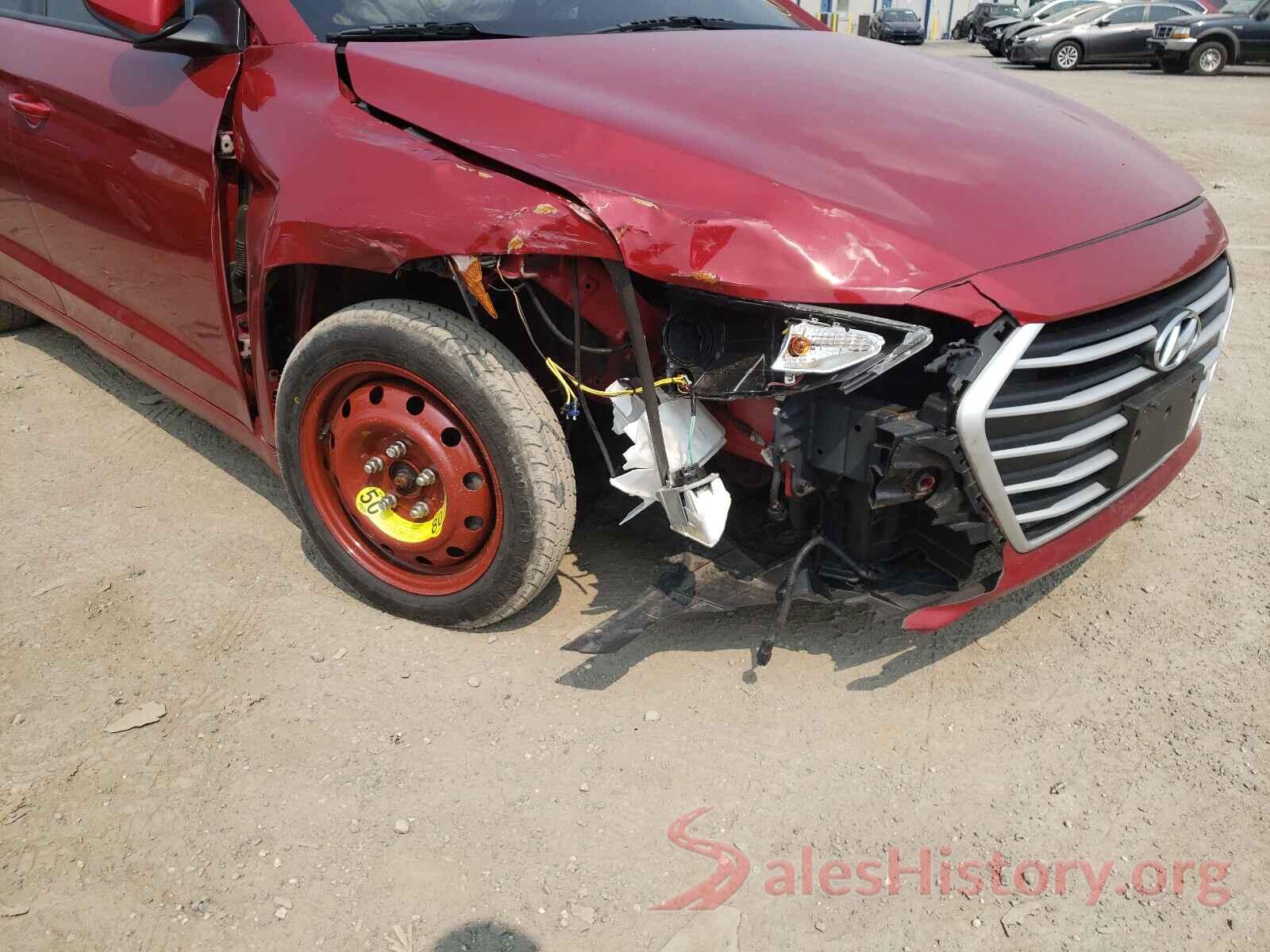 KMHD74LF4HU315291 2017 HYUNDAI ELANTRA