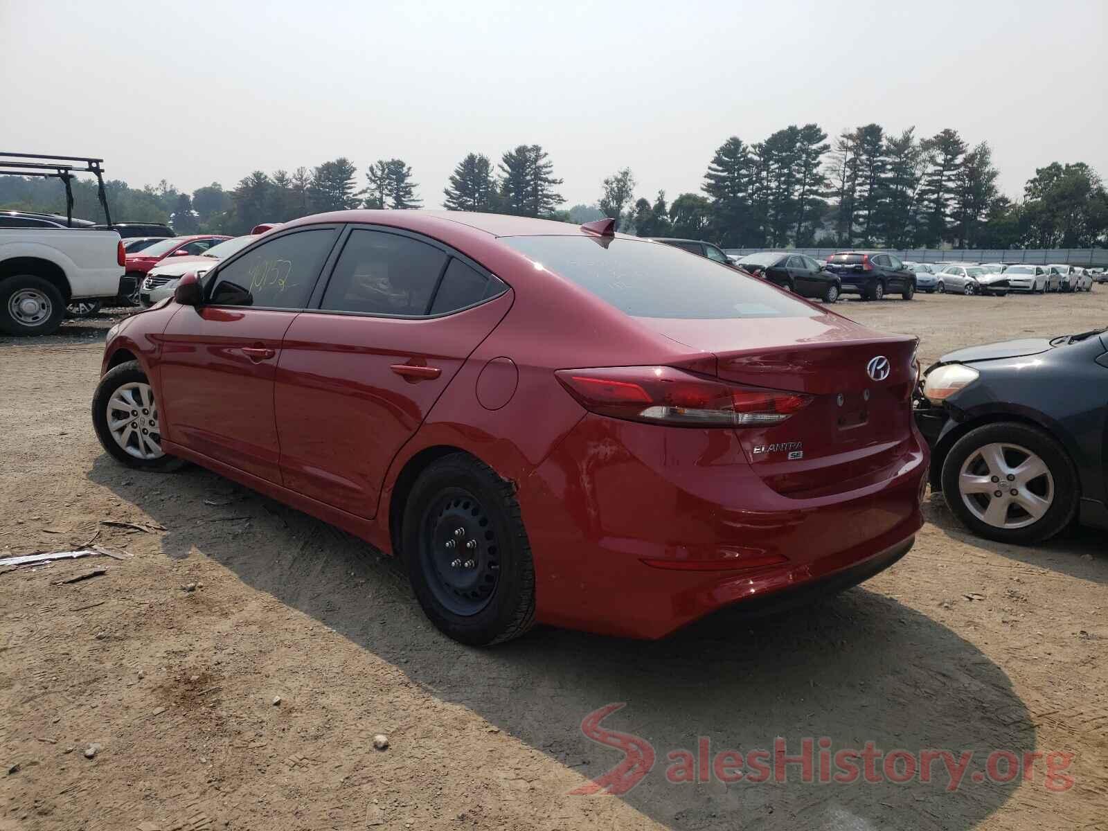 KMHD74LF4HU315291 2017 HYUNDAI ELANTRA