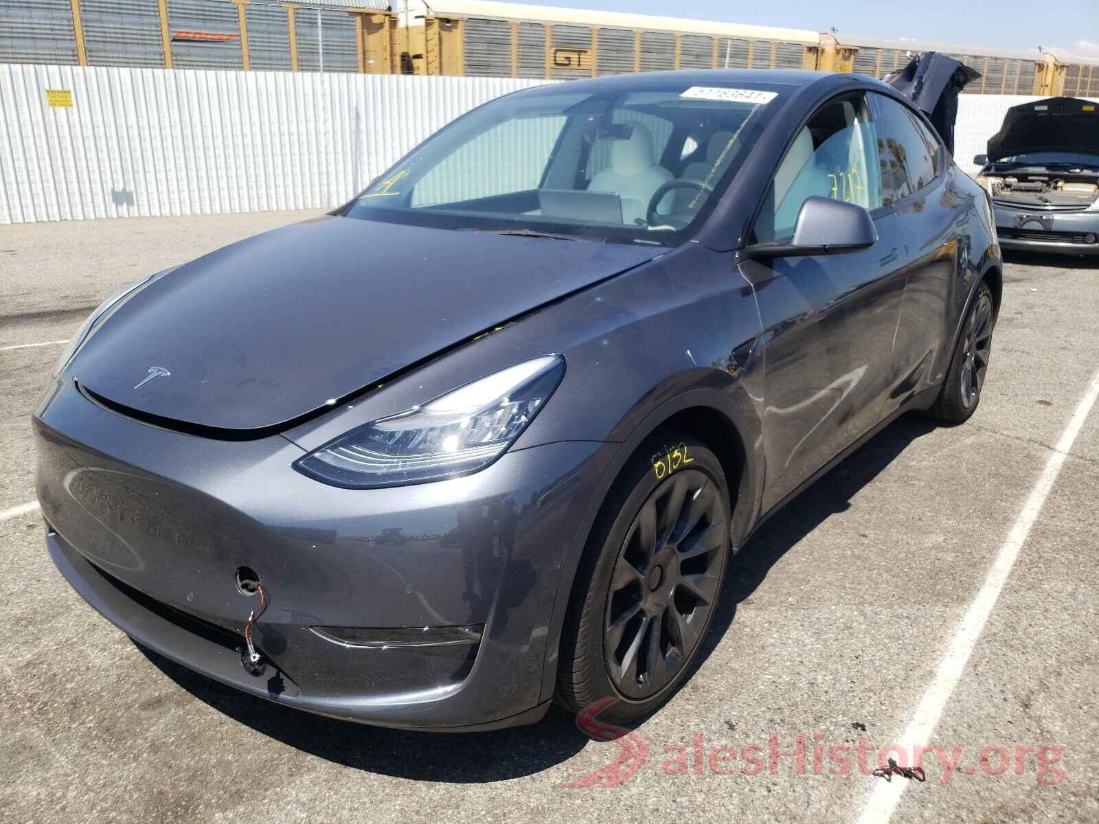 5YJYGAEE3MF153939 2021 TESLA MODEL Y