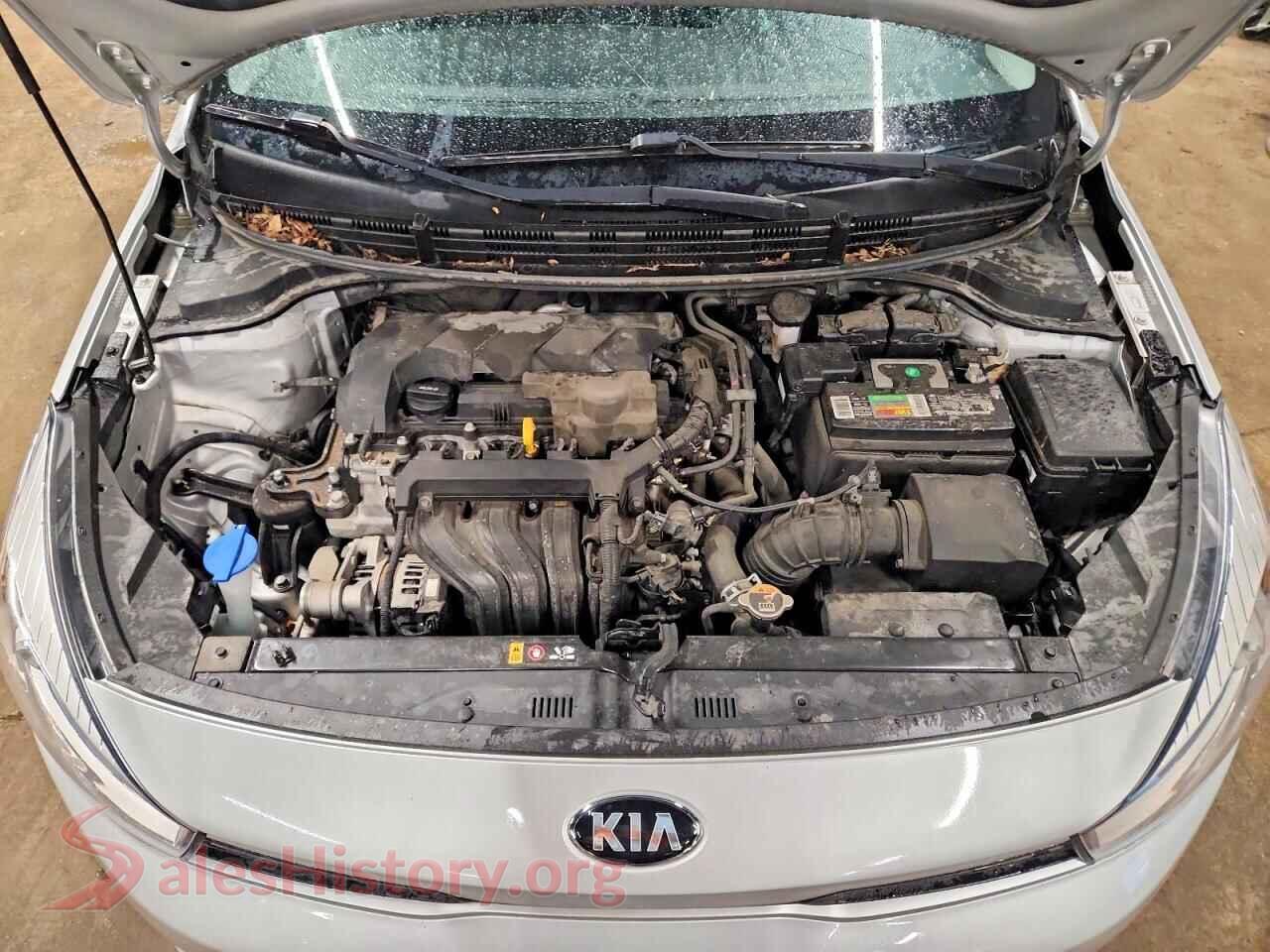 2021 KIA RIO VIN 3KPA24AD8ME386302, VIN plate