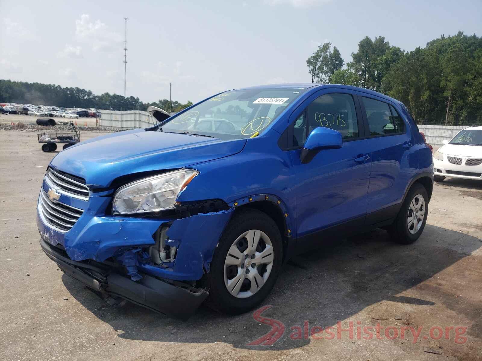 KL7CJKSB9GB684059 2016 CHEVROLET TRAX