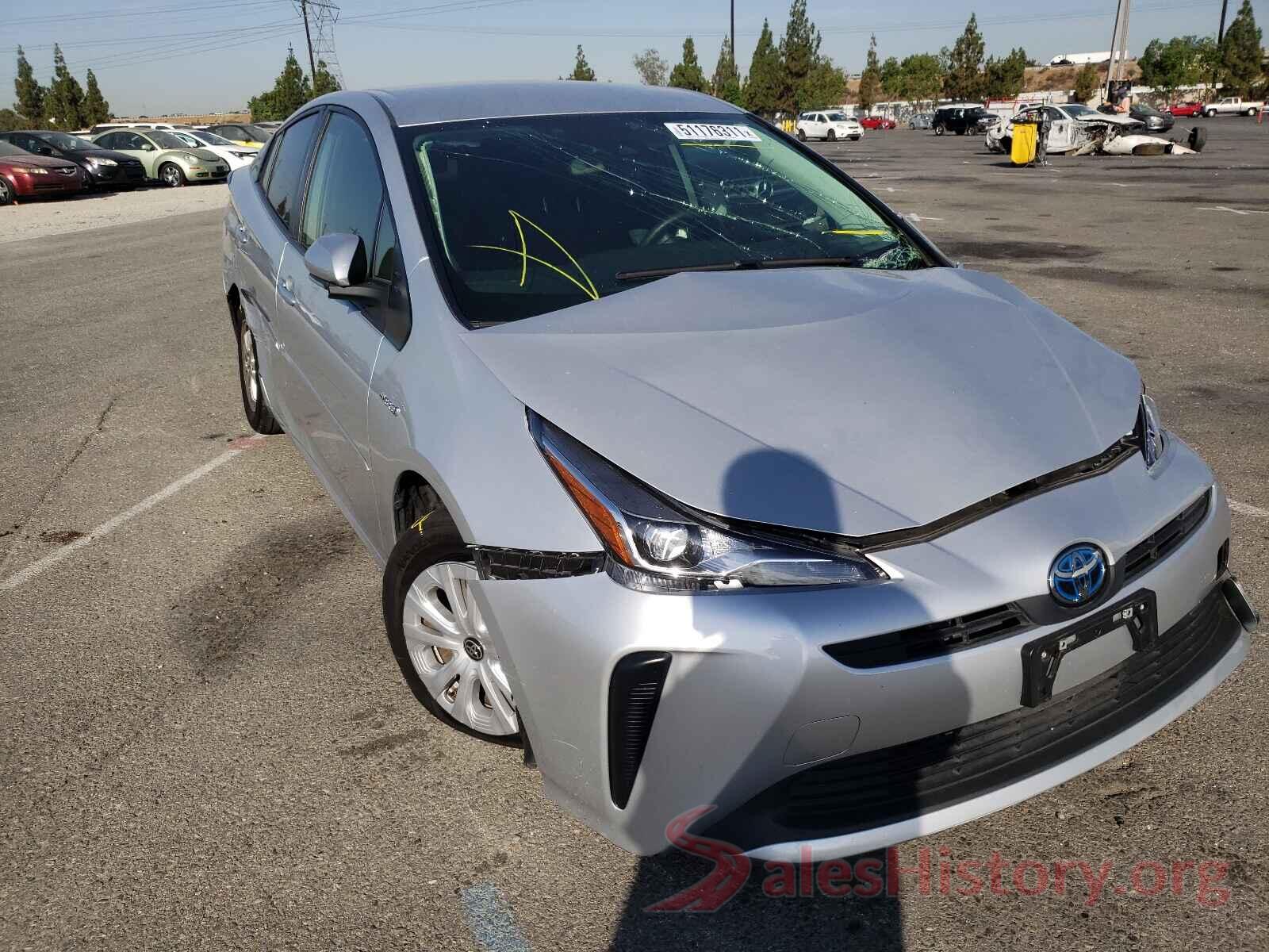 JTDKARFU2L3111348 2020 TOYOTA PRIUS