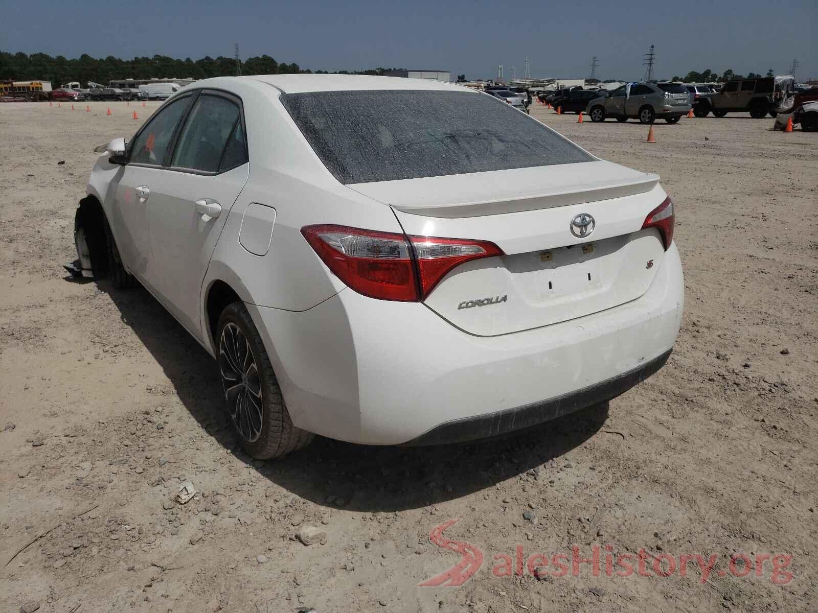 5YFBURHE4GP540842 2016 TOYOTA COROLLA