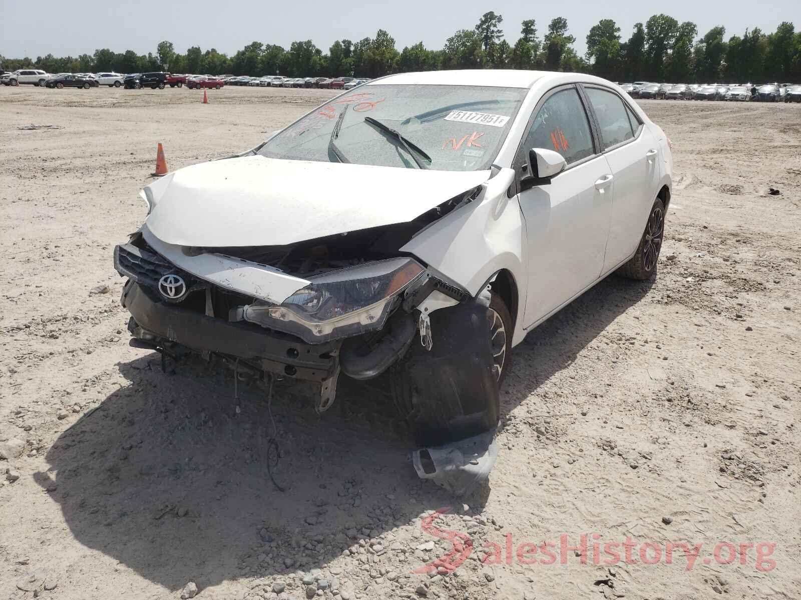 5YFBURHE4GP540842 2016 TOYOTA COROLLA