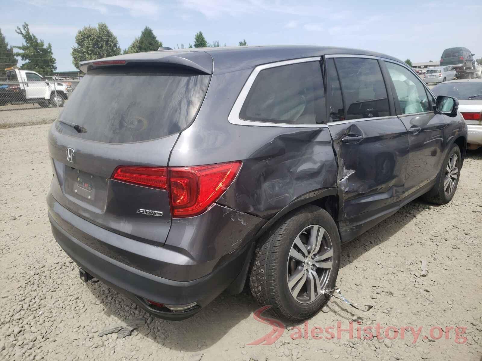 5FNYF6H87GB023351 2016 HONDA PILOT