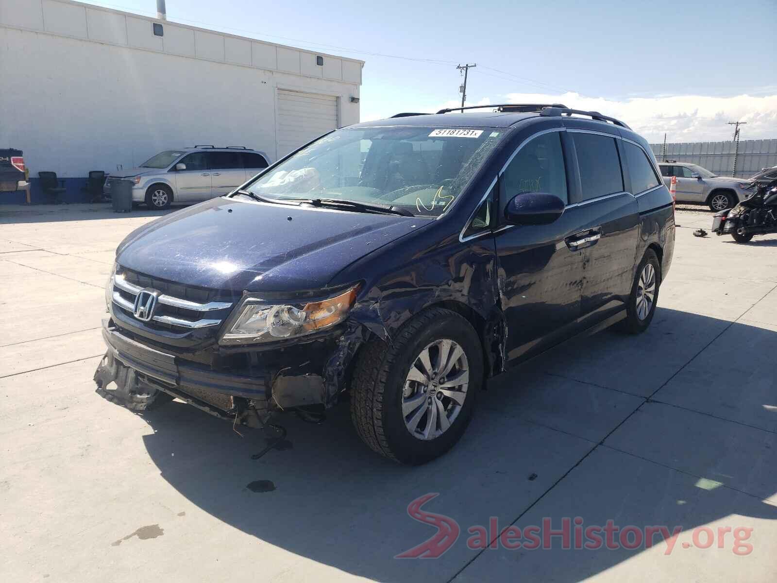 5FNRL5H67GB164765 2016 HONDA ODYSSEY