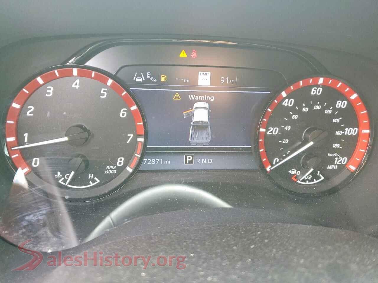 2022 NISSAN FRONTIER VIN 1N6ED1EJ7NN620241, interior center console