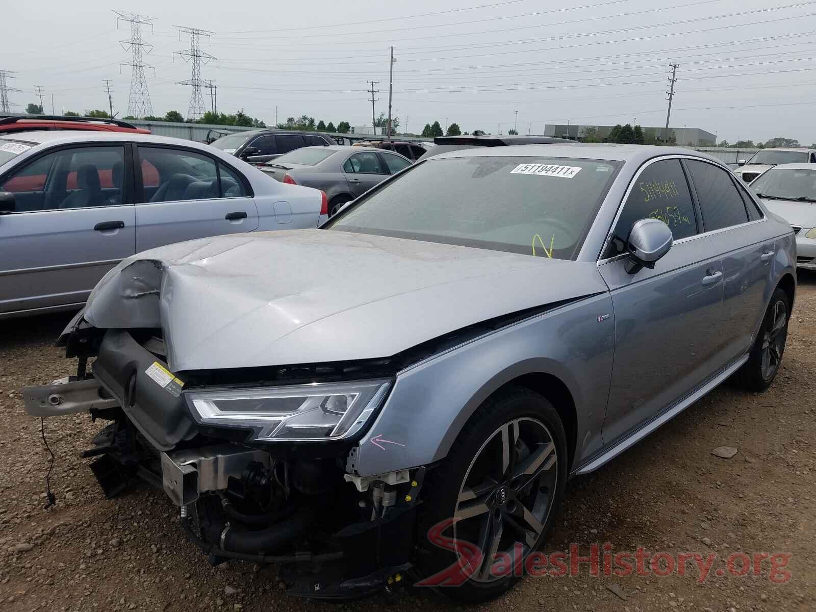 WAUENAF4XJA102809 2018 AUDI A4