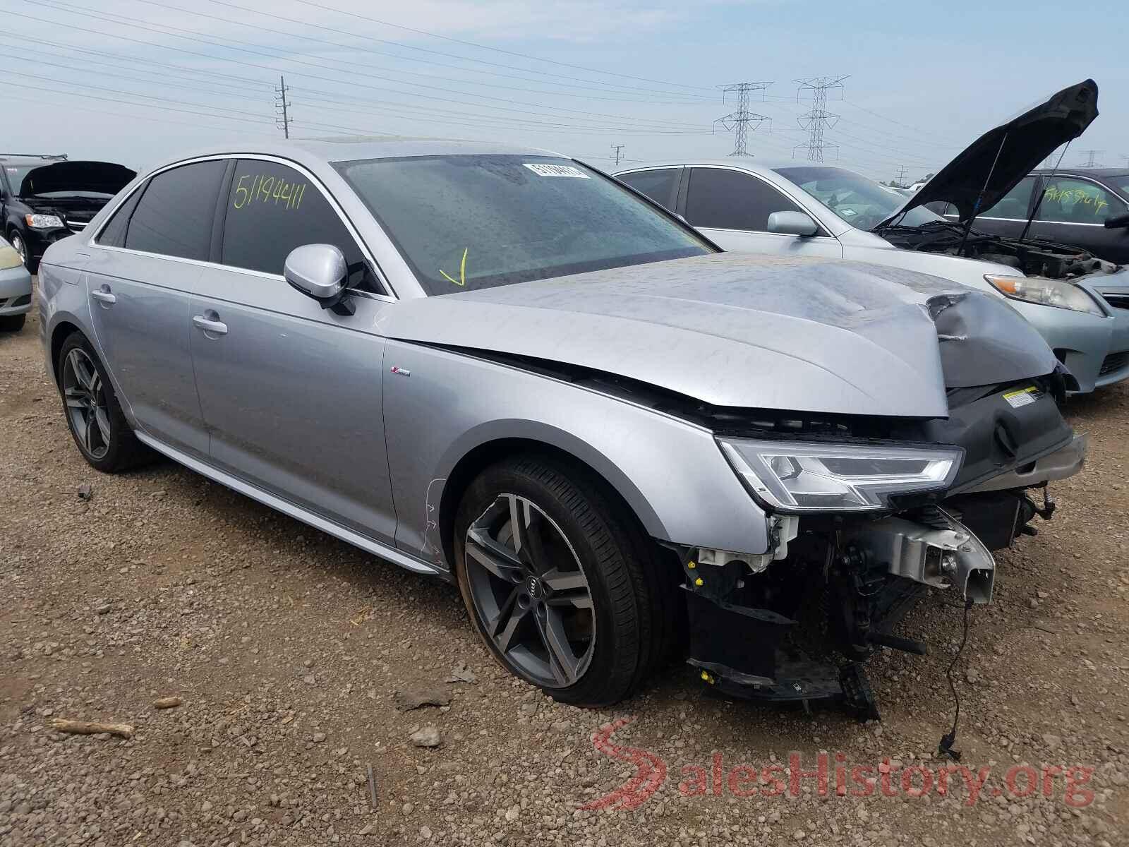 WAUENAF4XJA102809 2018 AUDI A4