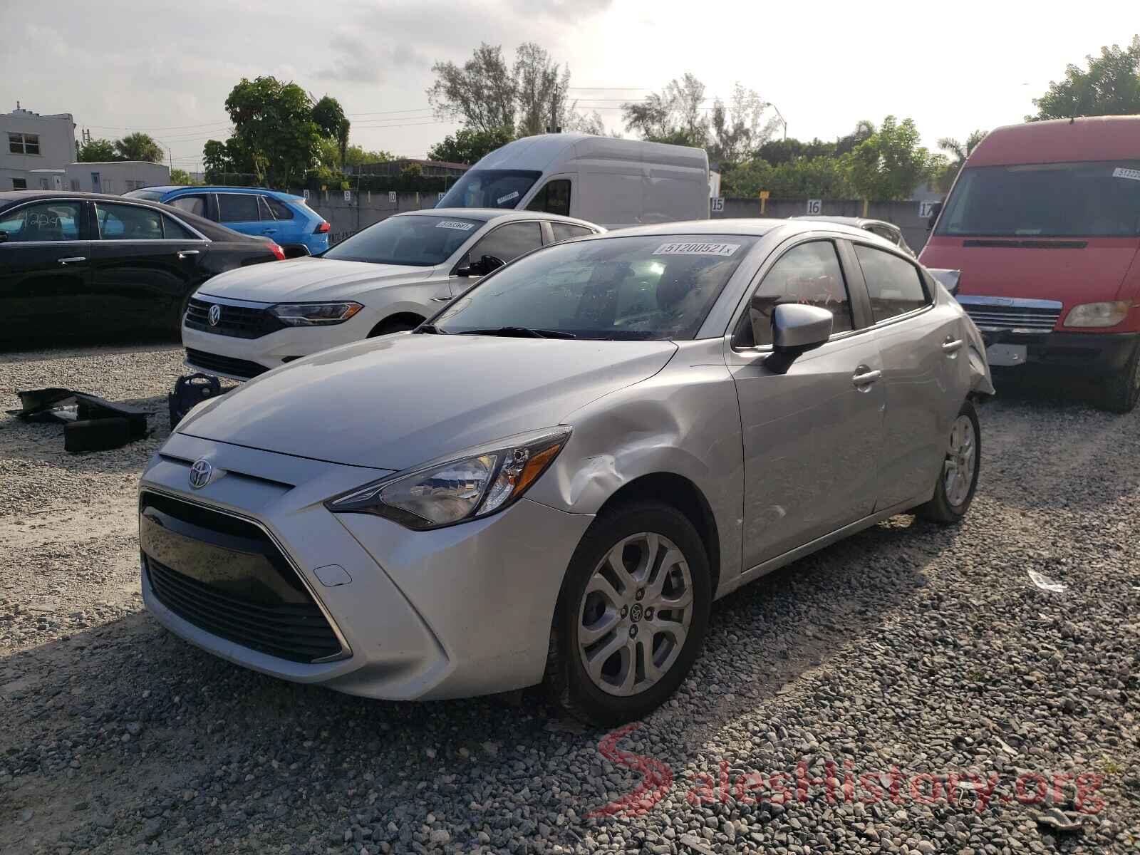 3MYDLBYV7JY310904 2018 TOYOTA YARIS