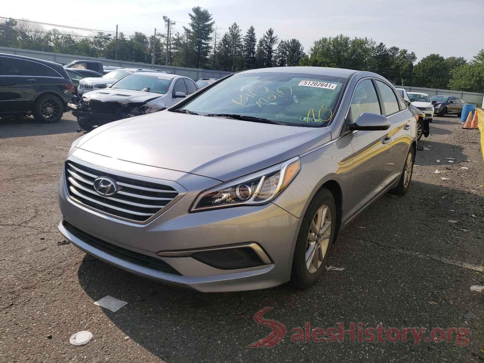 5NPE24AF4HH461050 2017 HYUNDAI SONATA