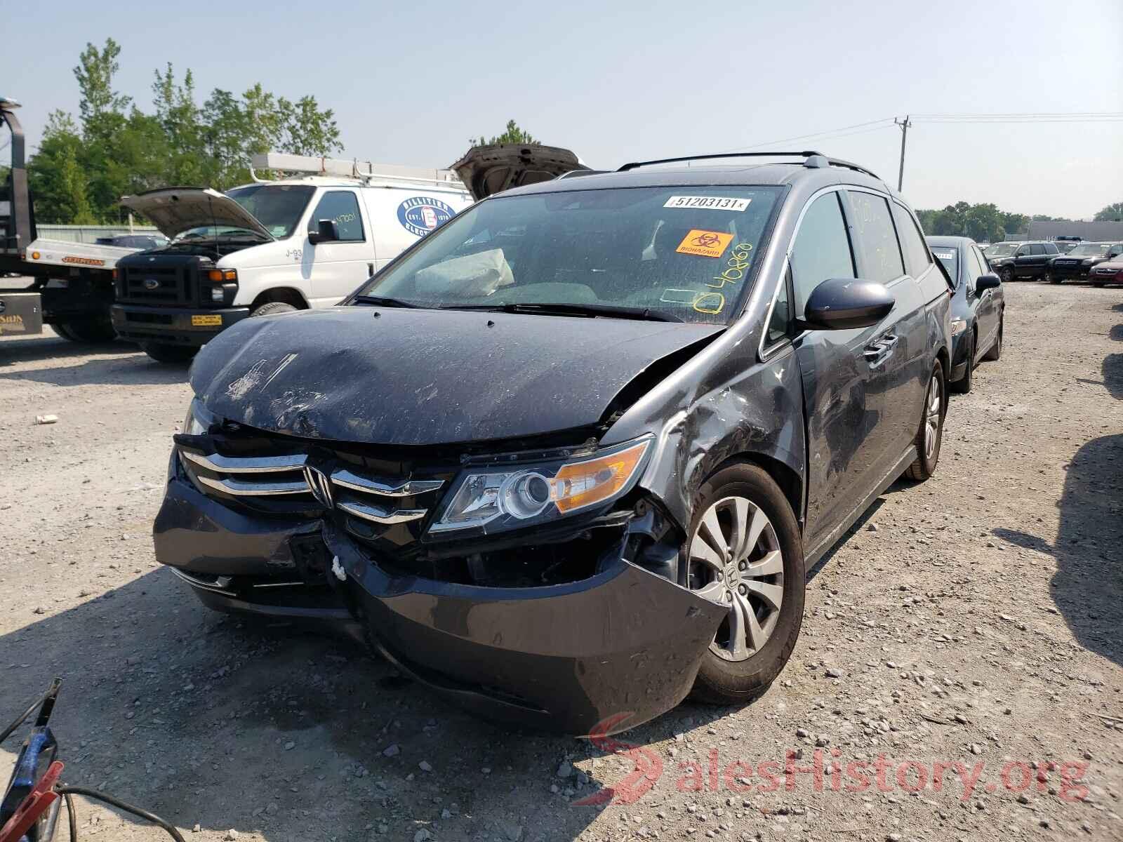 5FNRL5H6XGB161536 2016 HONDA ODYSSEY