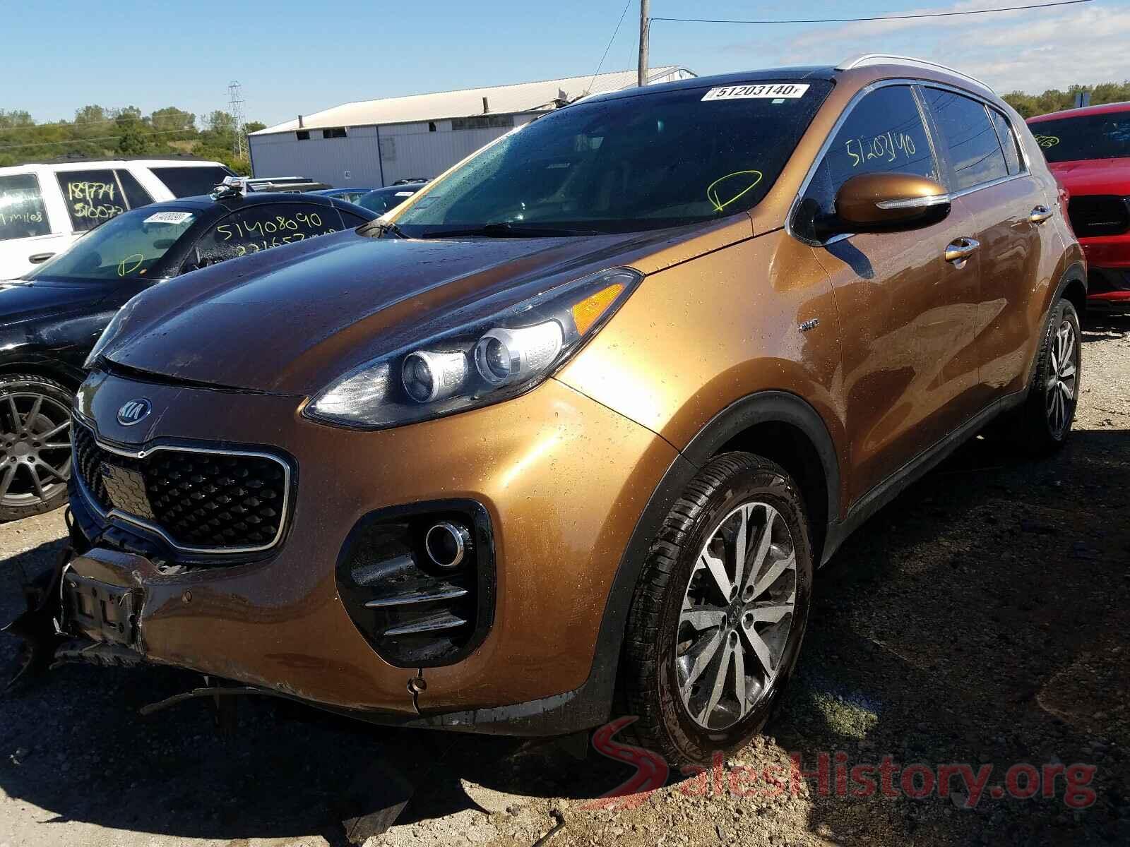 KNDPNCAC7H7269531 2017 KIA SPORTAGE