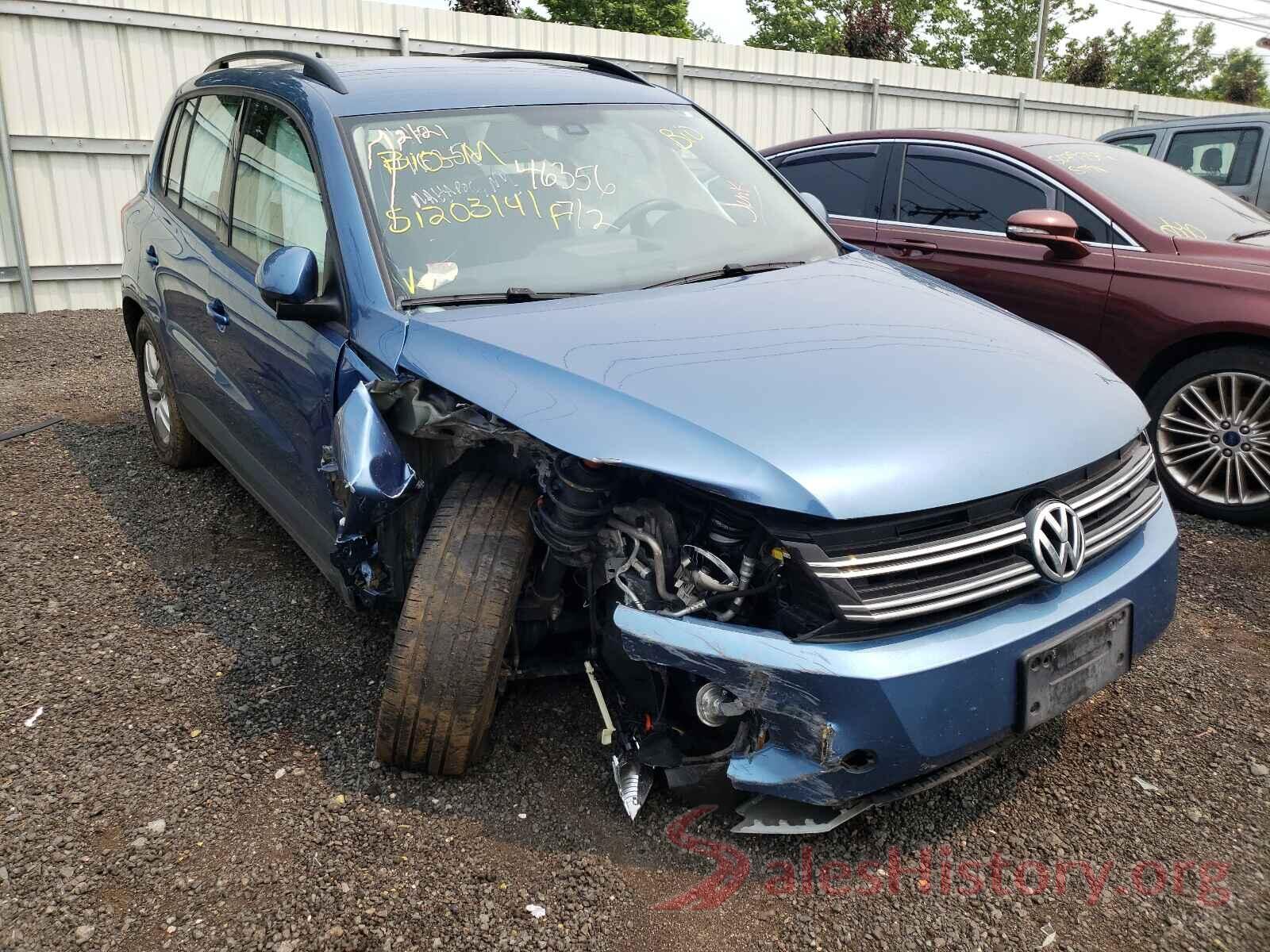 WVGAV7AXXHW511536 2017 VOLKSWAGEN TIGUAN