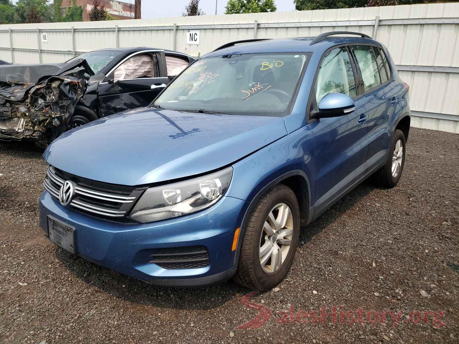 WVGAV7AXXHW511536 2017 VOLKSWAGEN TIGUAN