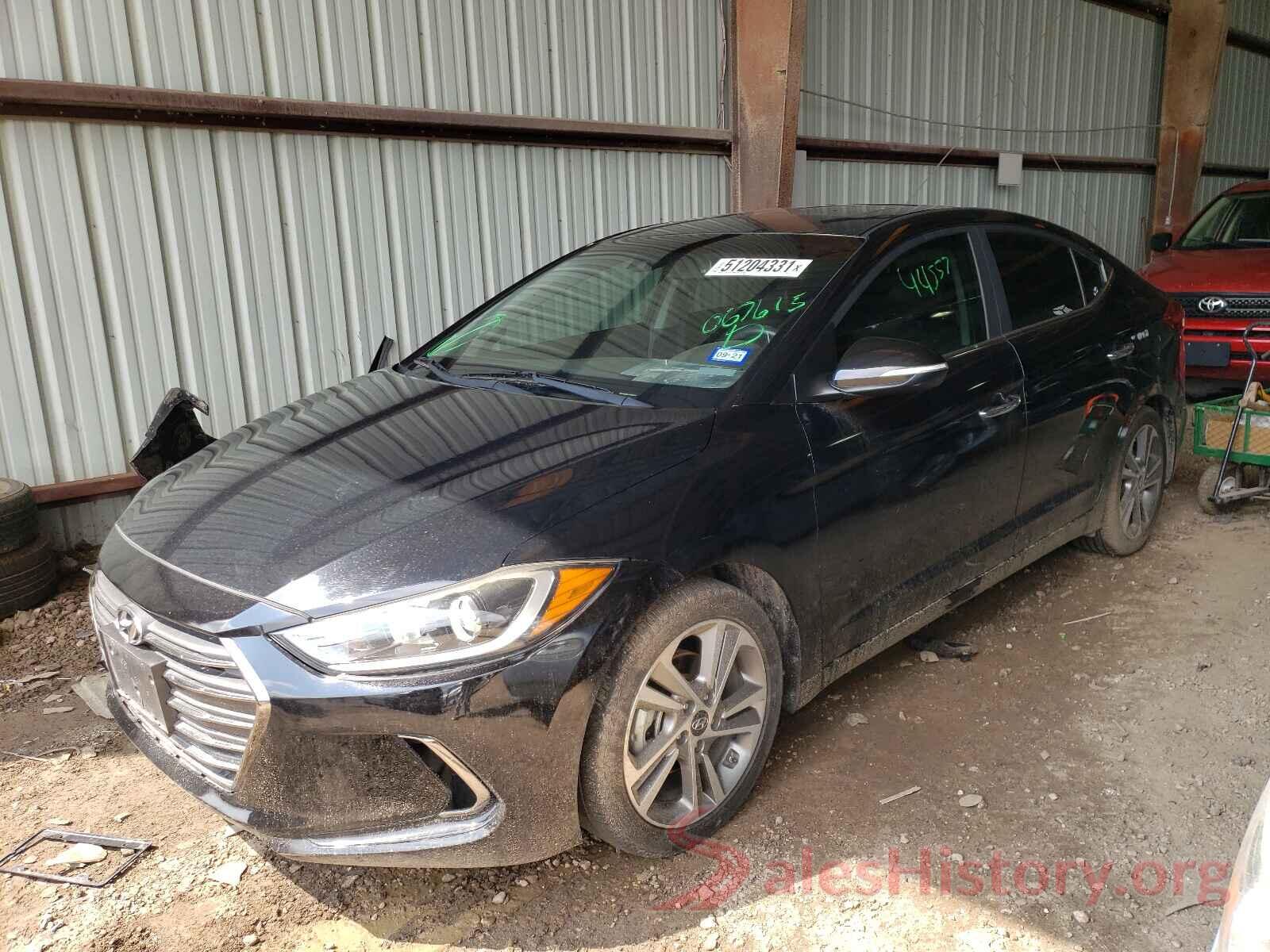 KMHD84LF5HU067615 2017 HYUNDAI ELANTRA