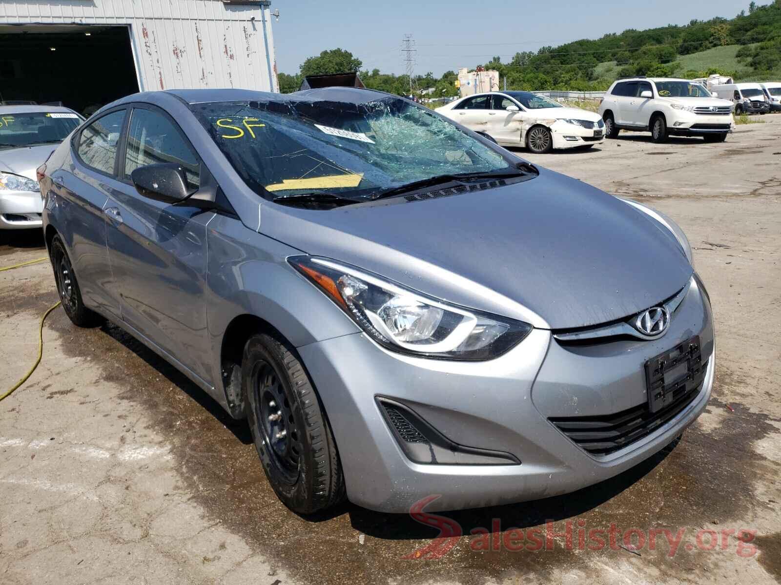 5NPDH4AEXGH793784 2016 HYUNDAI ELANTRA