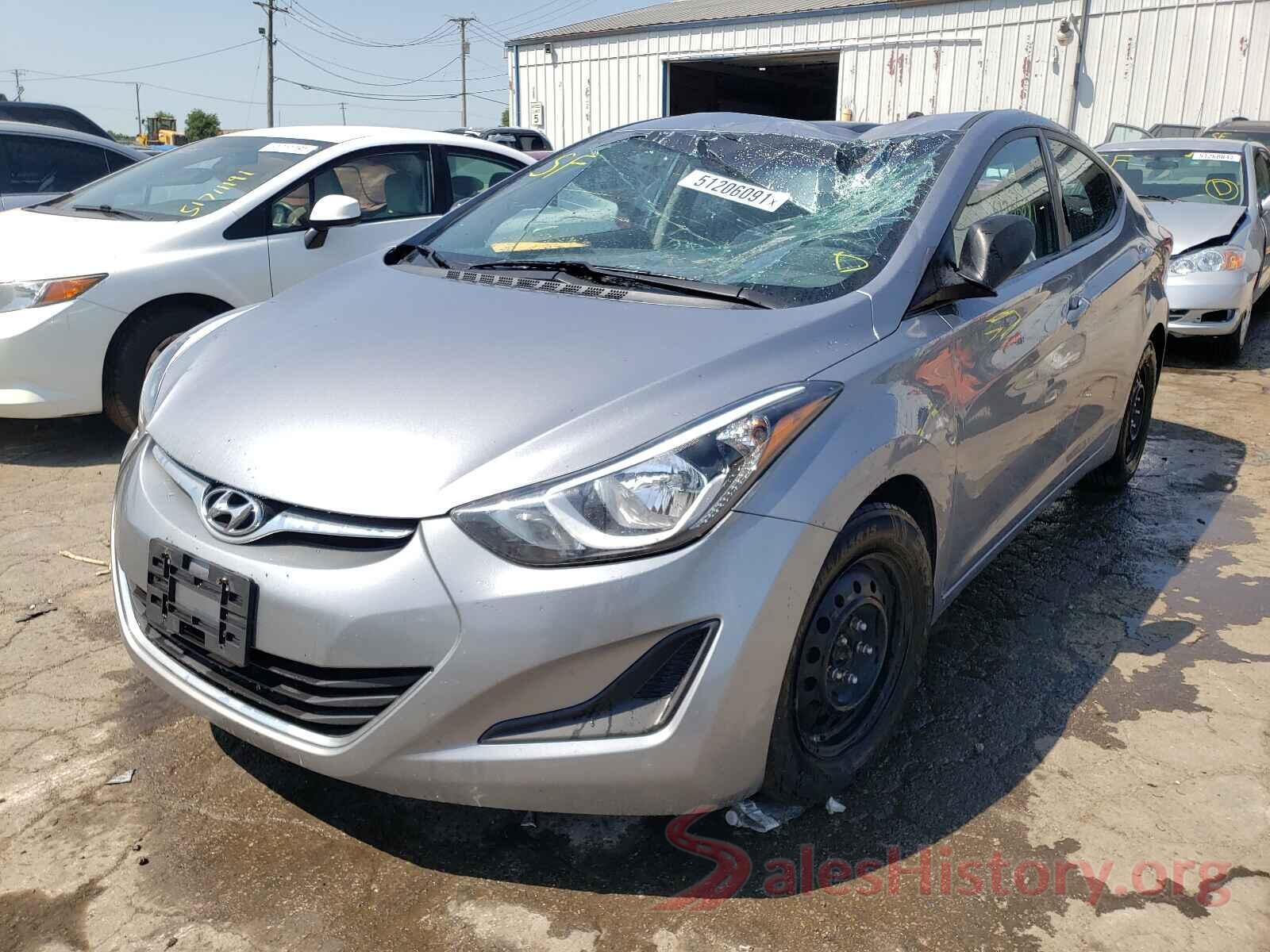 5NPDH4AEXGH793784 2016 HYUNDAI ELANTRA